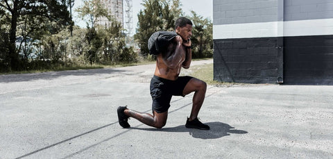 Sandbag Lunges