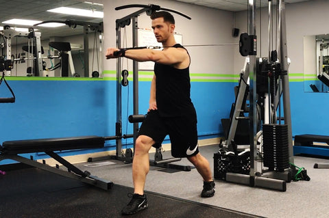 Unilateral Cable Chest Press