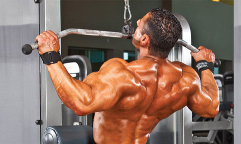 Wide-Grip Lat Pulldowns