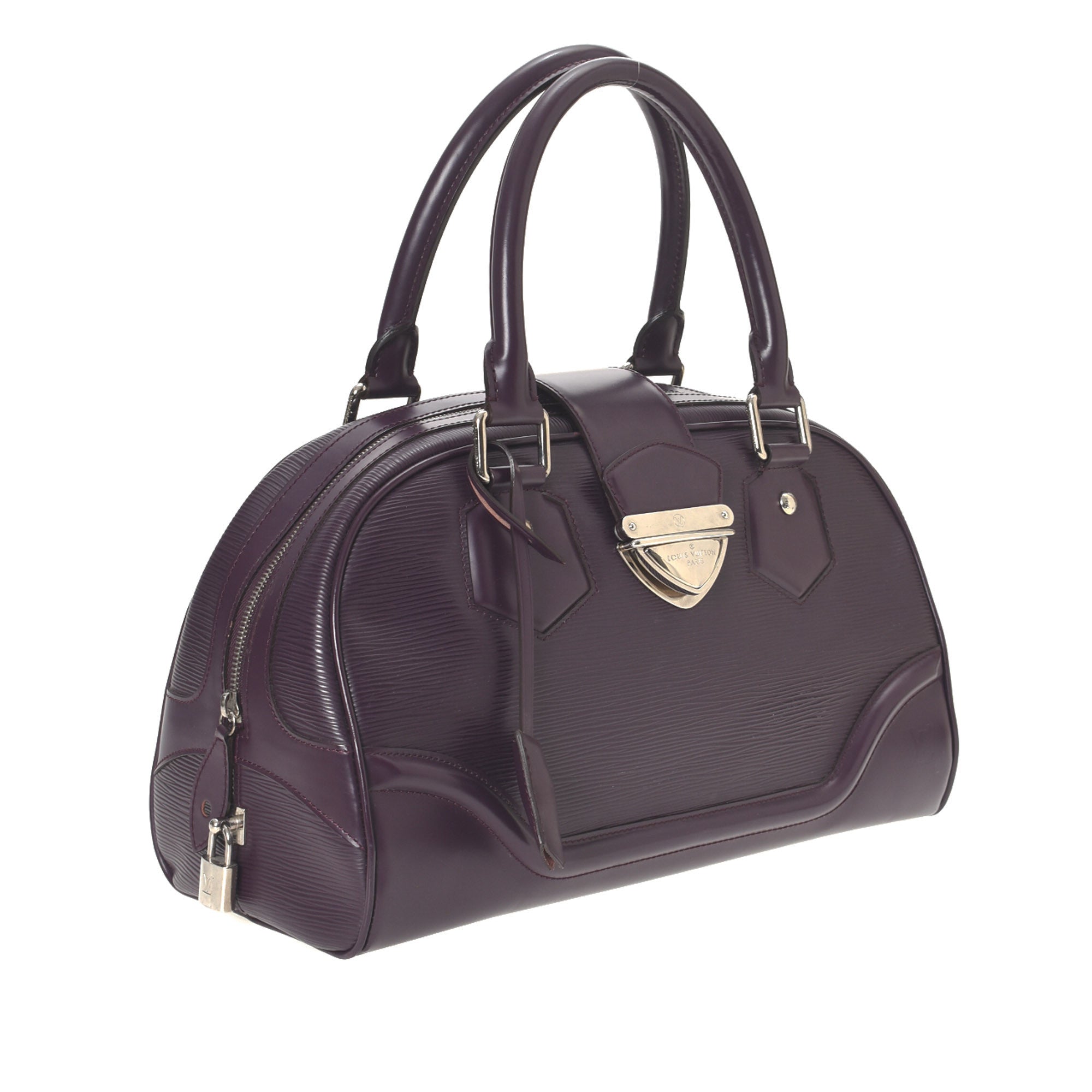 Louis Vuitton Epi Bowling Montaigne PM Cassis