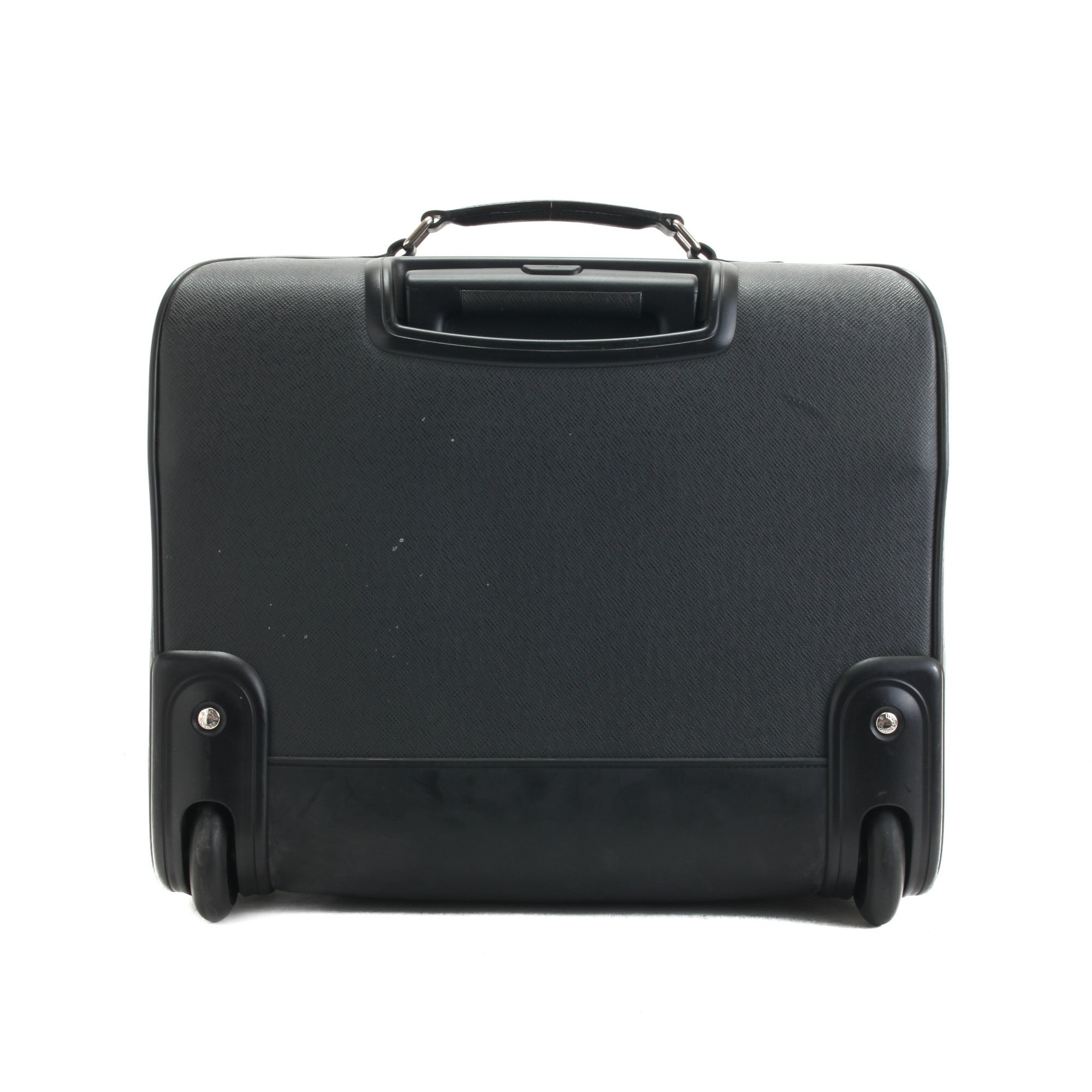 LOUIS VUITTON All Pilot Case Black Textured Leather Carry-On Roller Lu –  Sui Generis Designer Consignment