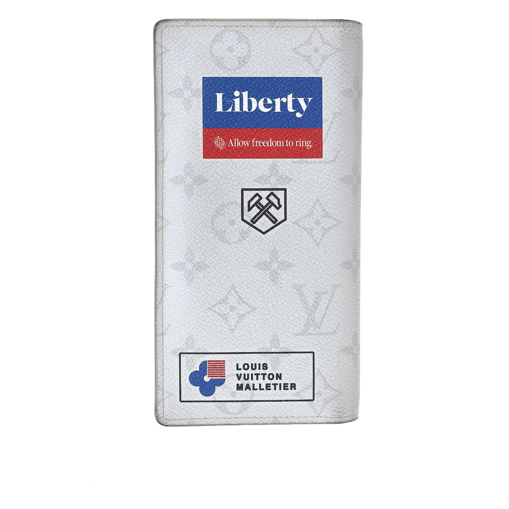 Louis Vuitton Brazza Monogram Liberty Wallet w/ COA *Pre-owned* FREE SHIP