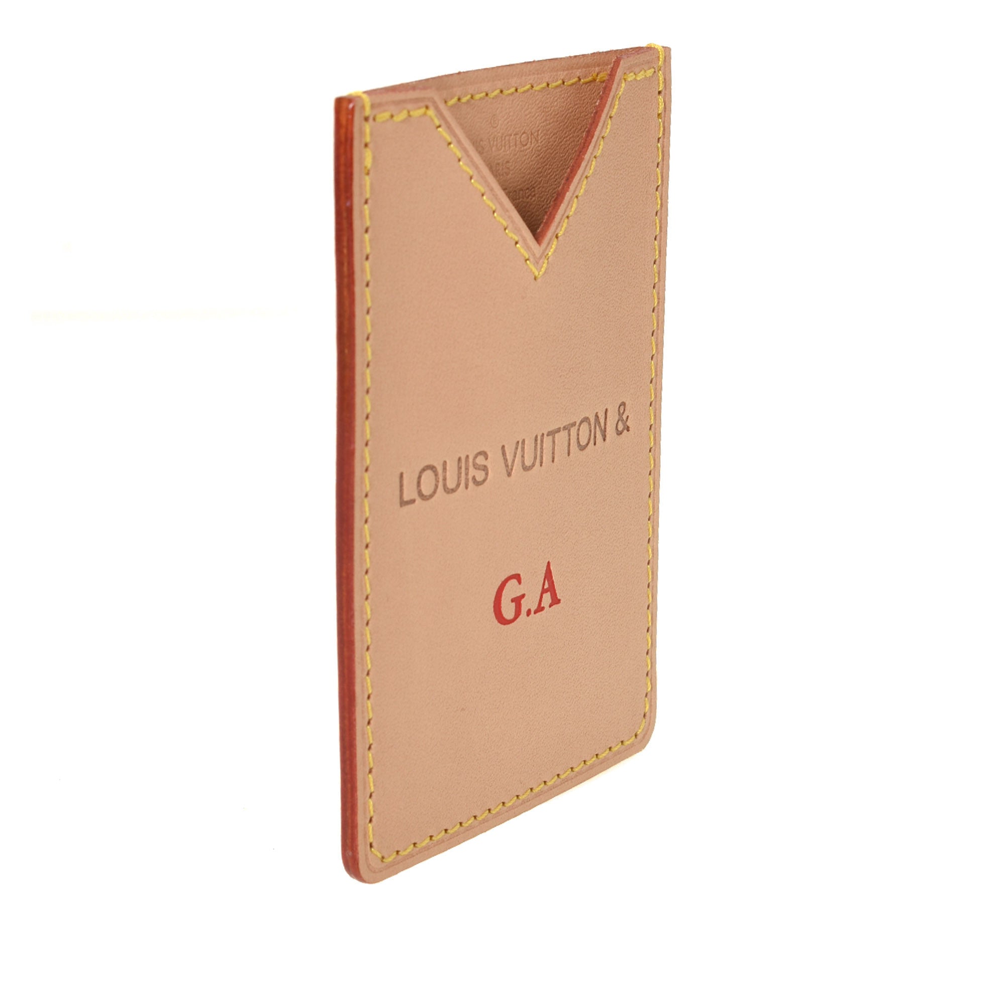 LOUIS VUITTON Monogram Vivienne Playing Cards Pouch Red 632725