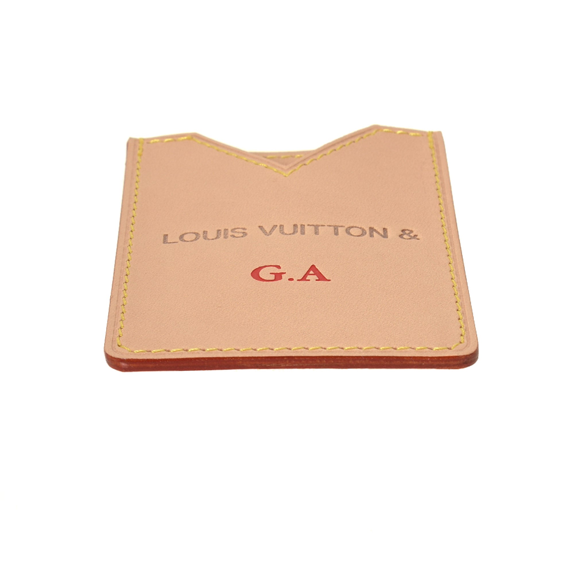 Louis Vuitton Vivienne Card Holder Vachetta Leather Brown 14484820