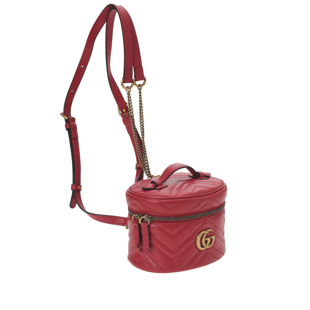 GG Marmont Backpack | Used & Preloved Gucci Backpack | LXR USA | Red ...