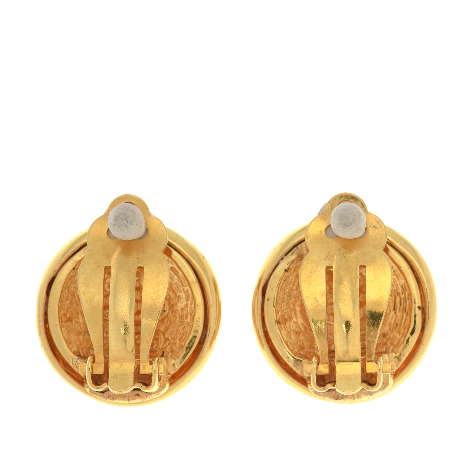 CHANEL Earrings CC Rhinestone Star Clear Ball COCO Swing A19K Gold GP  authentic  eBay