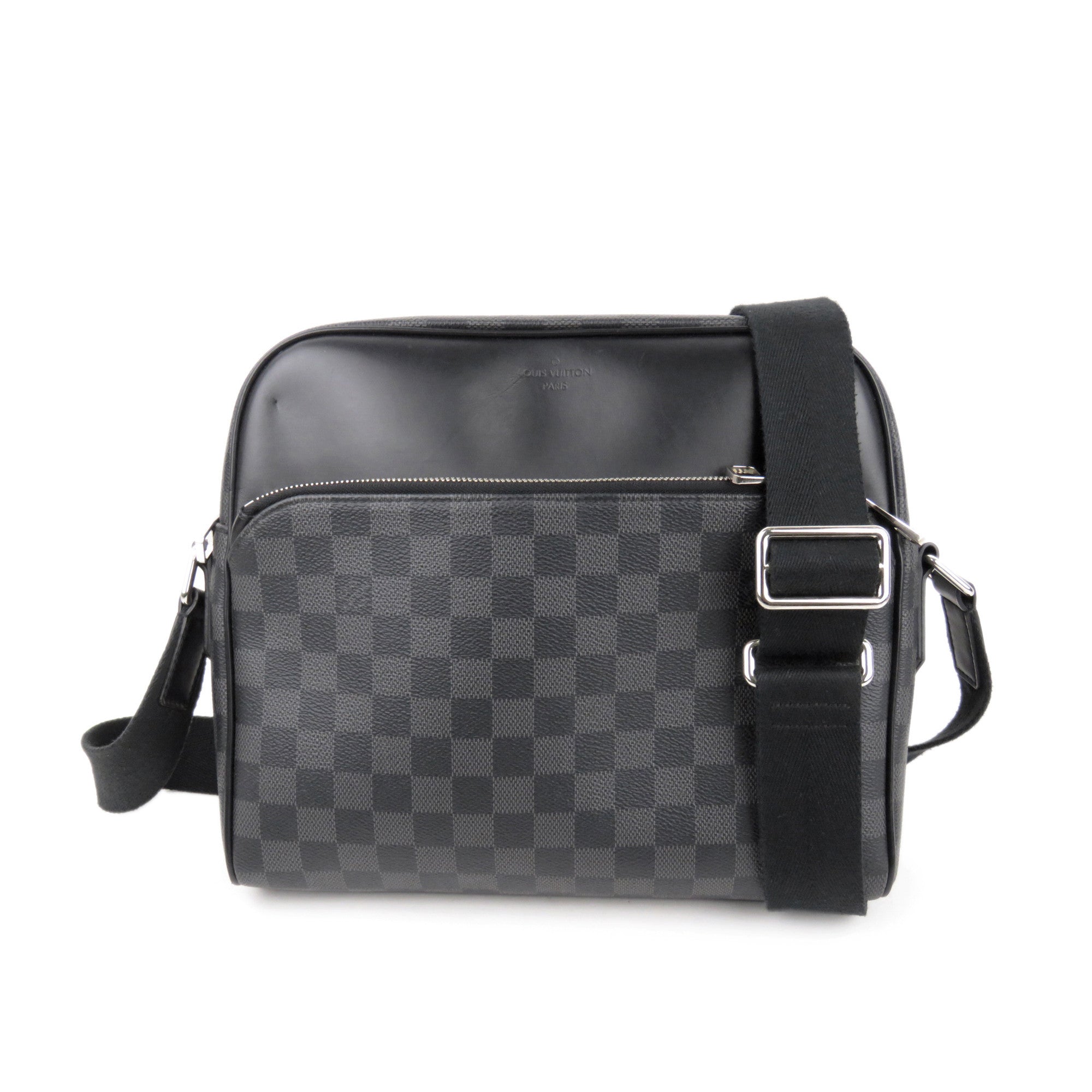 LOUIS VUITTON Dayton PM Damier Graphite Reporter Messenger Shoulder Bag  Mens LV