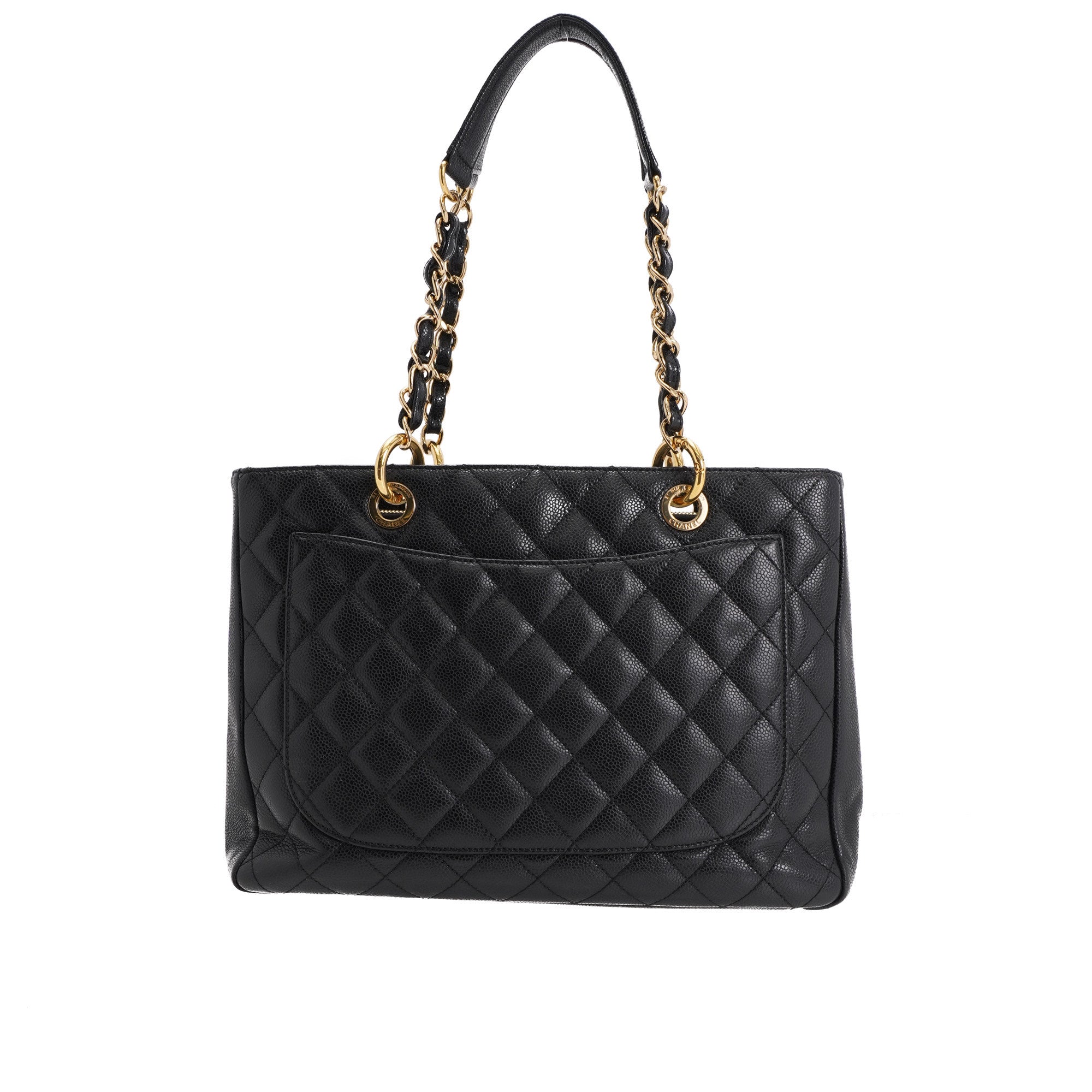 Grand Shopping Tote, Used & Preloved Chanel Tote Bag, LXR USA, Black
