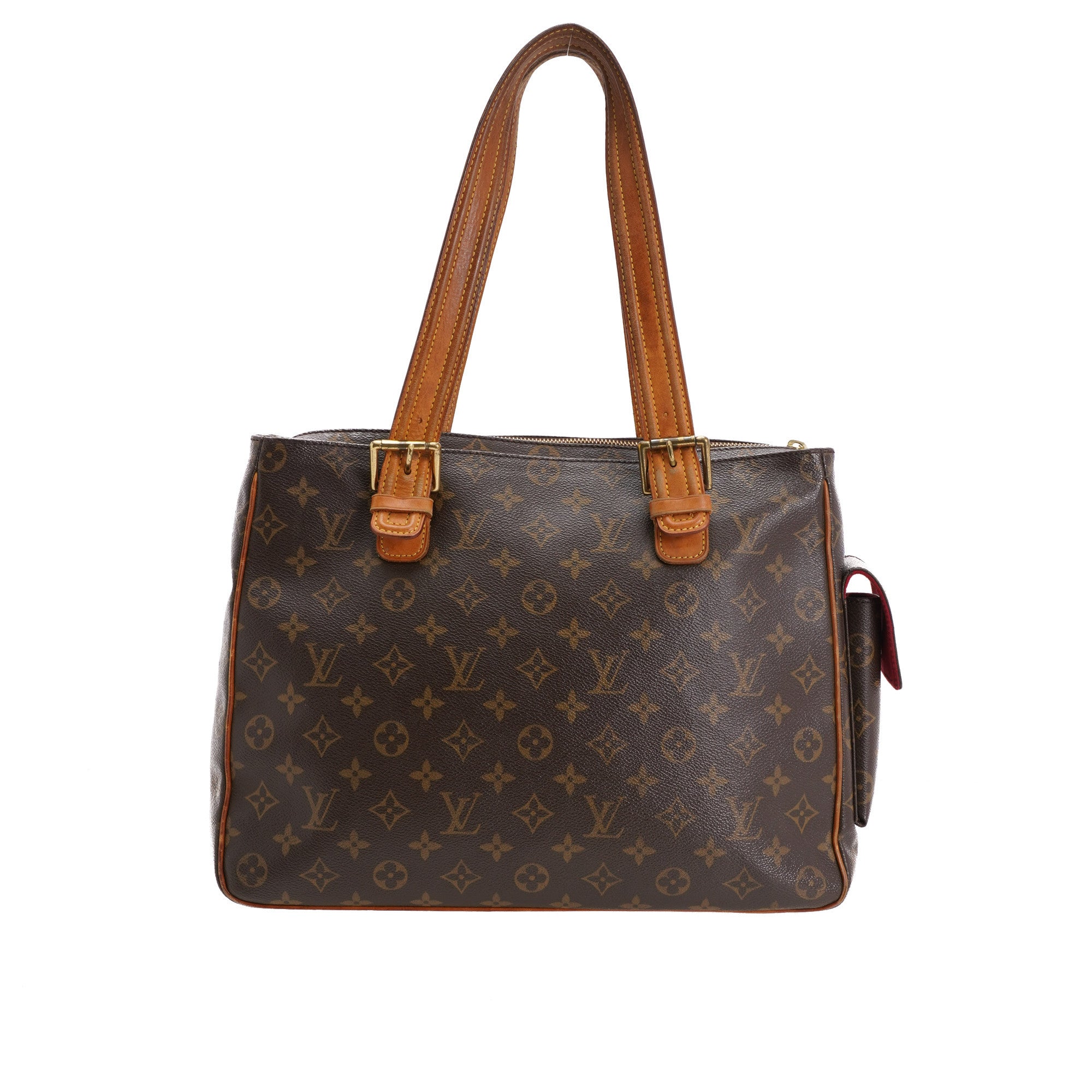 Cabas Mezzo, Used & Preloved Louis Vuitton Tote Bag, LXR USA, Brown