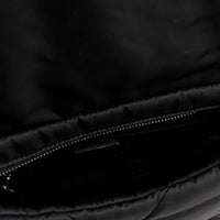Padded Re-Nylon Crossbody Bag | Used & Preloved Prada Crossbody Bag | LXR  USA | Black | Nylon