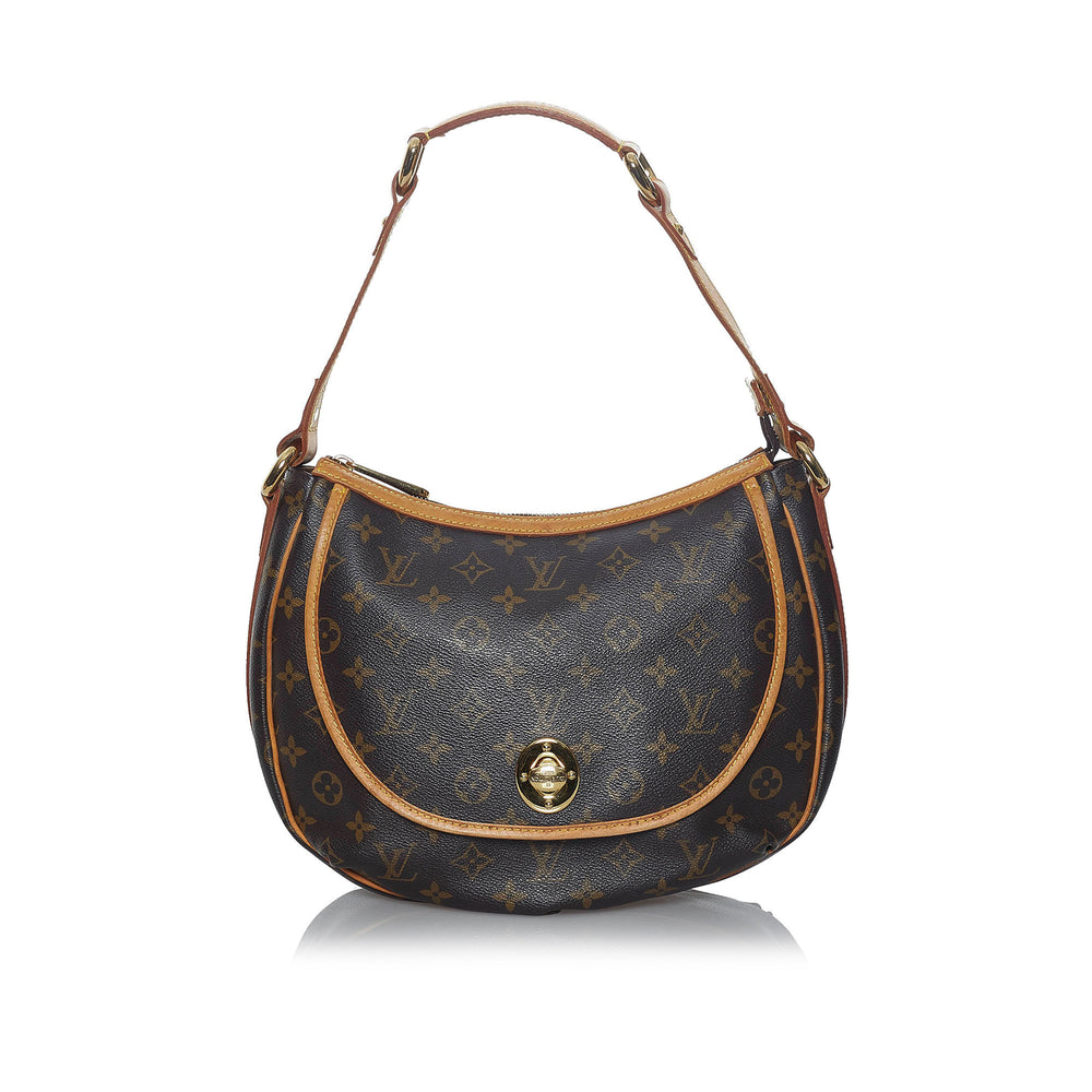 Sac D'epaule PM, Used & Preloved Louis Vuitton Shoulder Bag, LXR USA, Brown