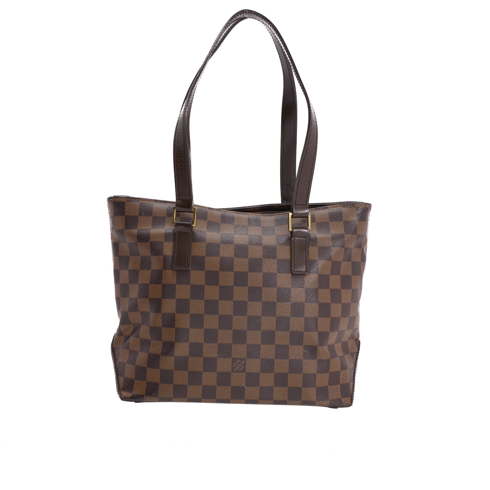 Louis Vuitton Cabas Mezzo Damier Ebene Brown Tote Bag