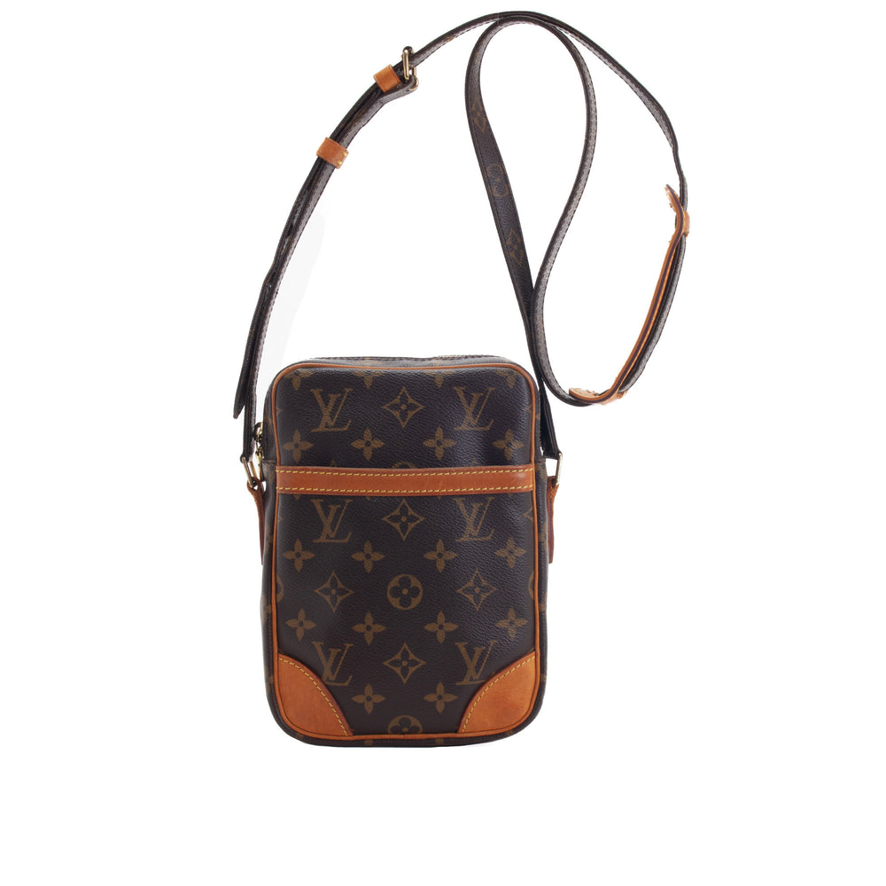 Saumur 25, Used & Preloved Louis Vuitton Crossbody Bag, LXR USA, Brown