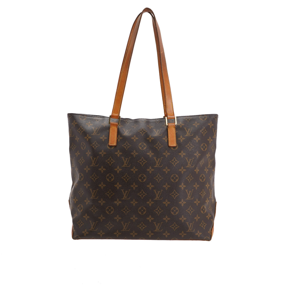 Used Louis Vuitton Authentic Monogram Cabas Piano Canvas Shoulder