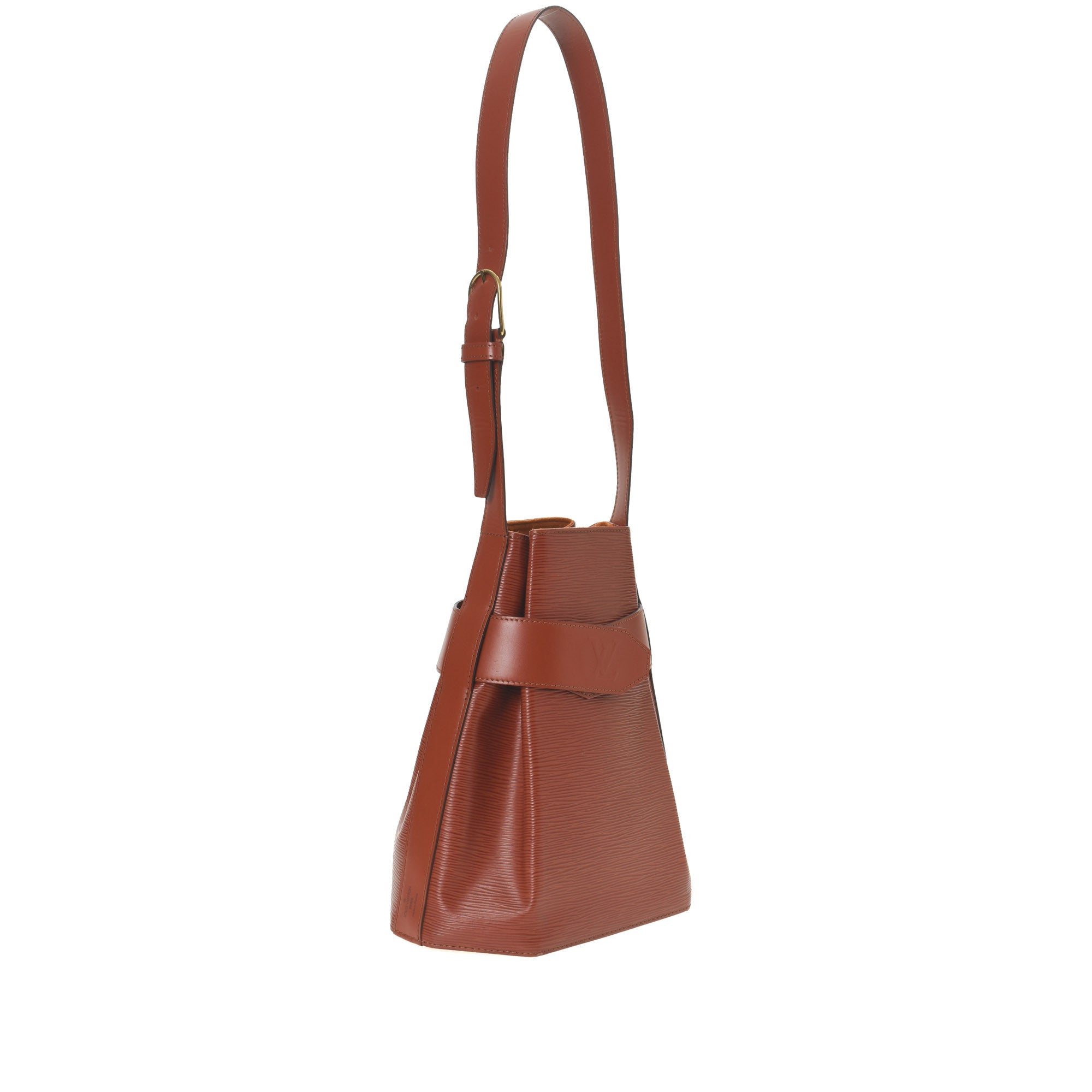 Louis Vuitton Sac Depaule Brown EPI Crossbody