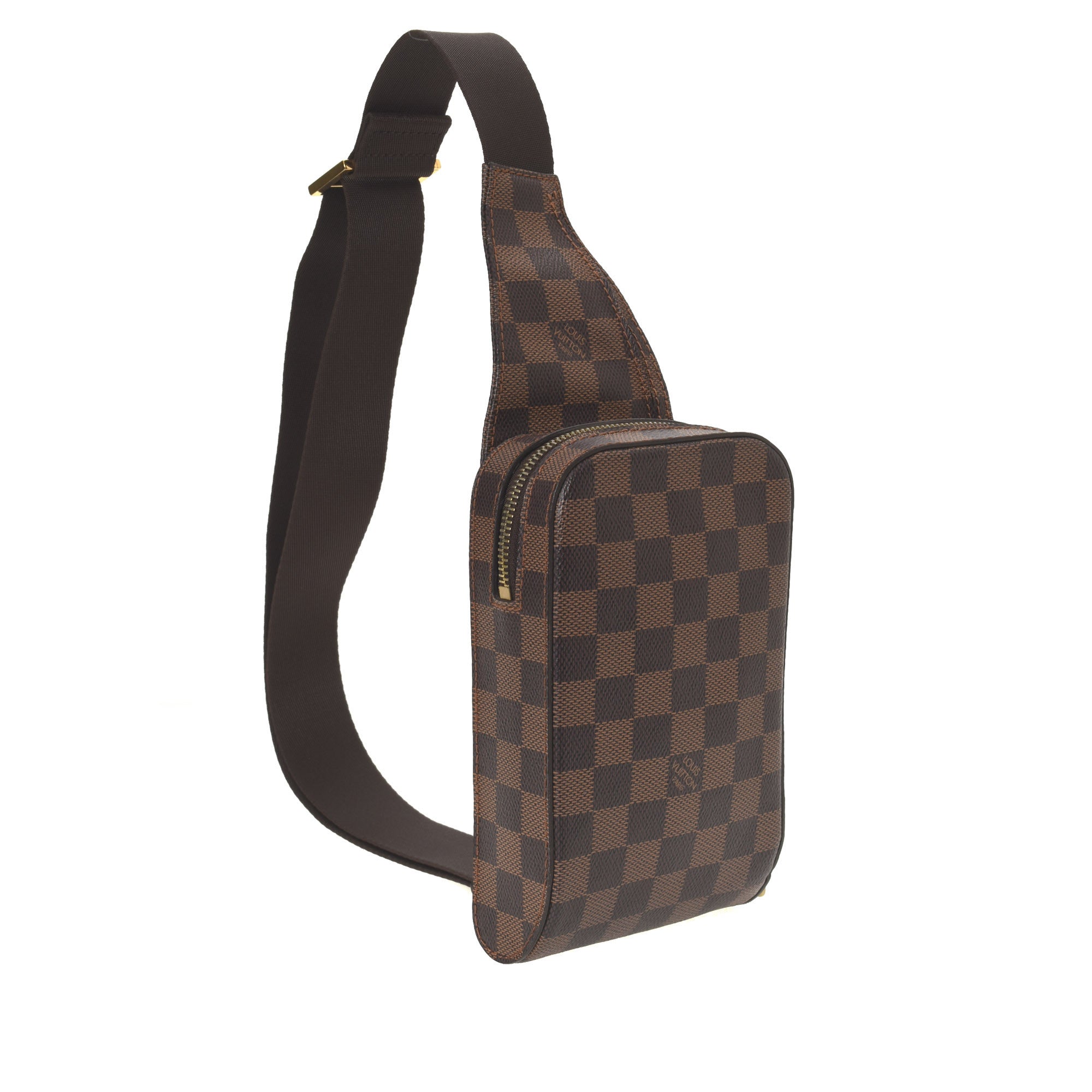 Used Louis Vuitton Damier Ebene Geronimo Waist Bag