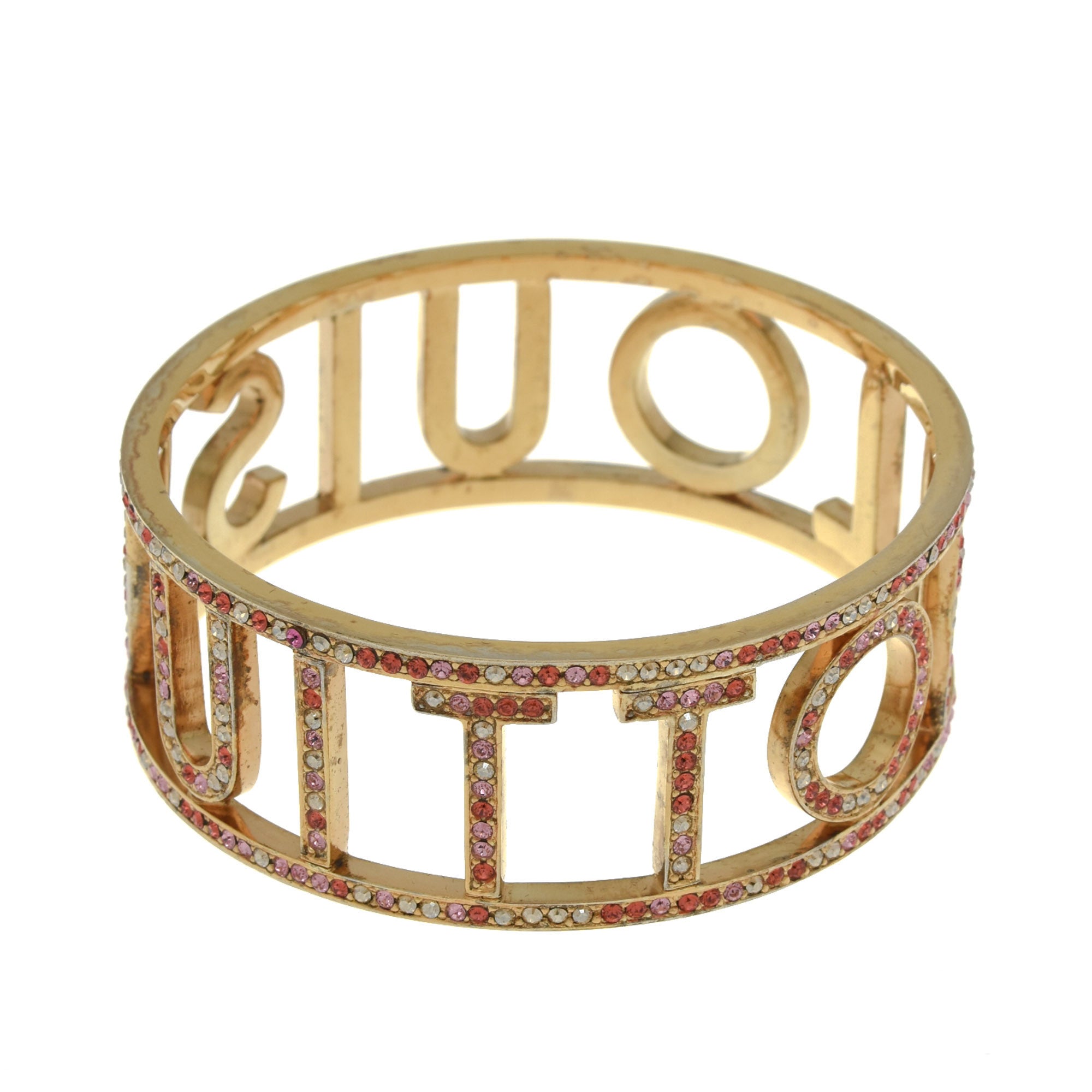 Louis Vuitton Luxury Repurposed Cuff Bracelet