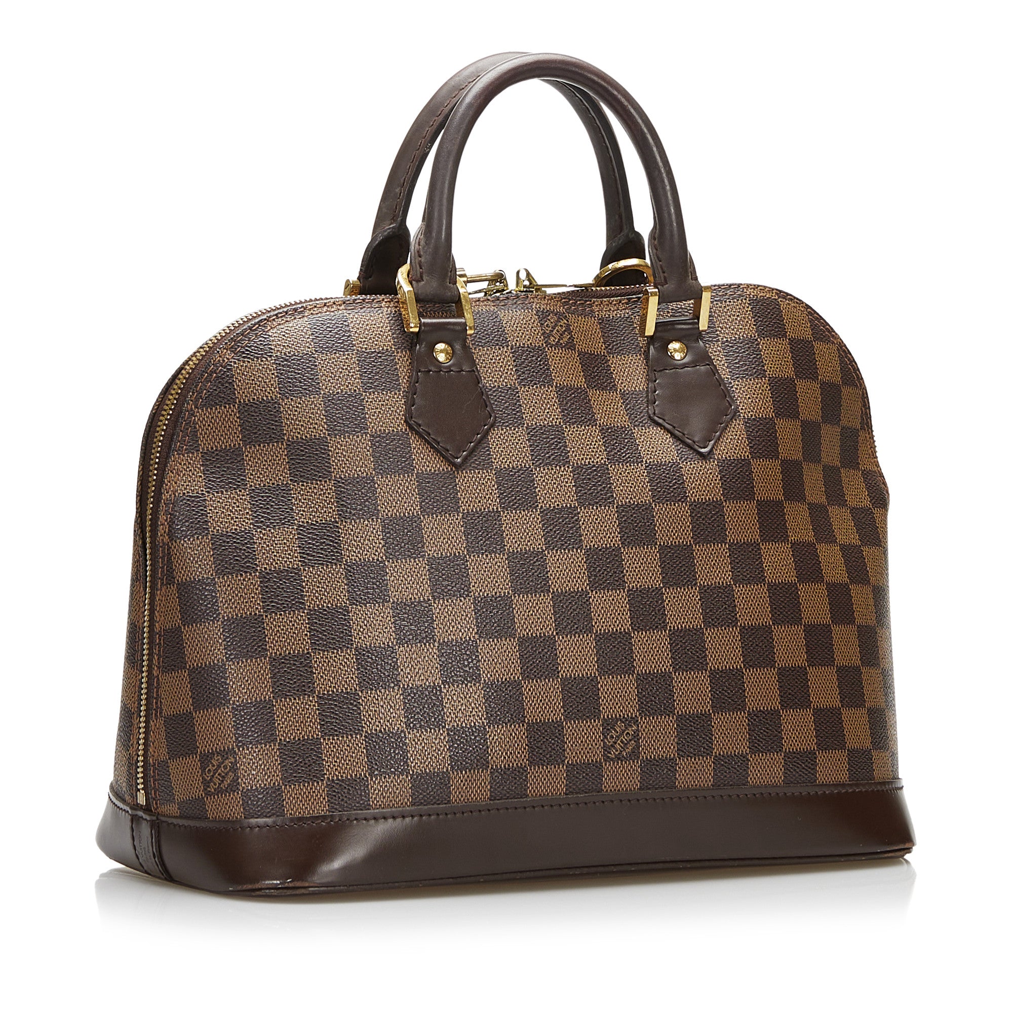 Alma PM, Used & Preloved Louis Vuitton Handbag, LXR USA, Brown