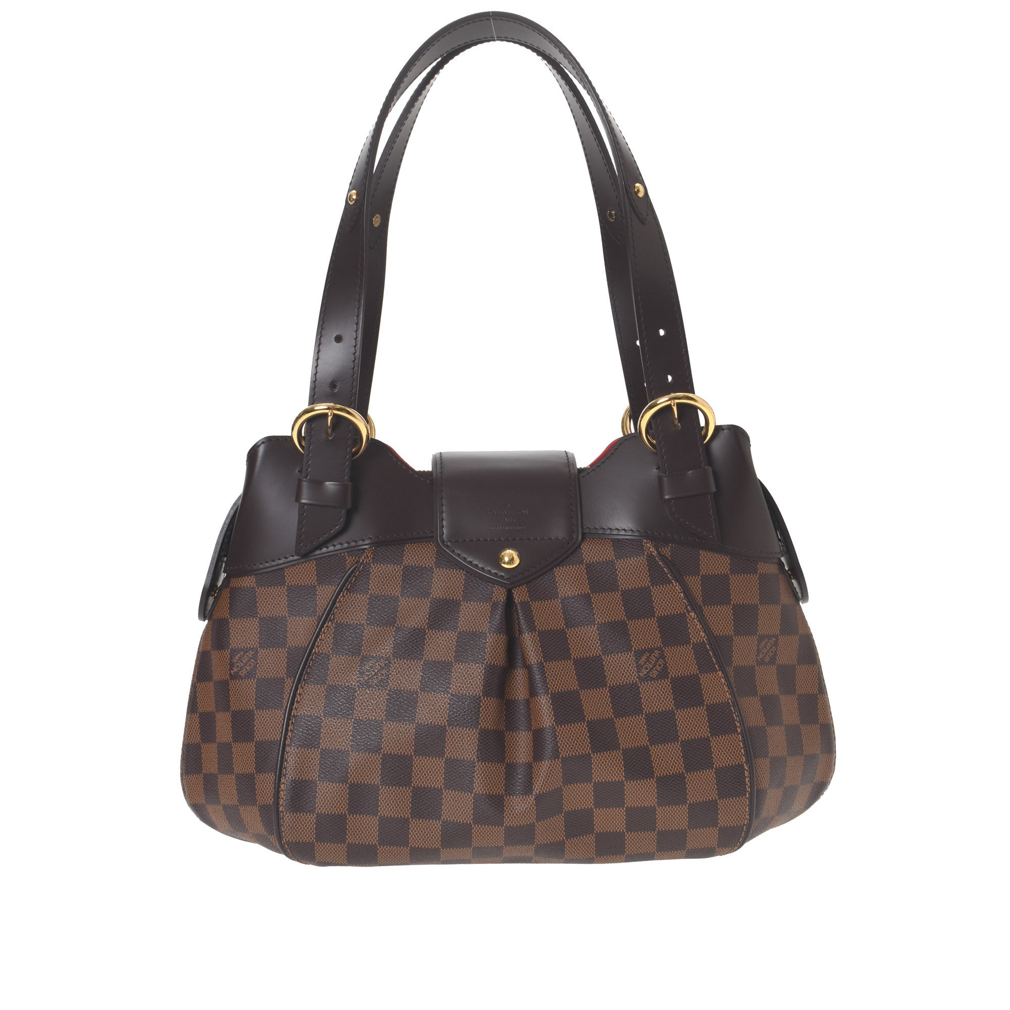 LOUIS VUITTON Sistina GM Damier Ebene Shoulder Bag Brown- 15% OFF