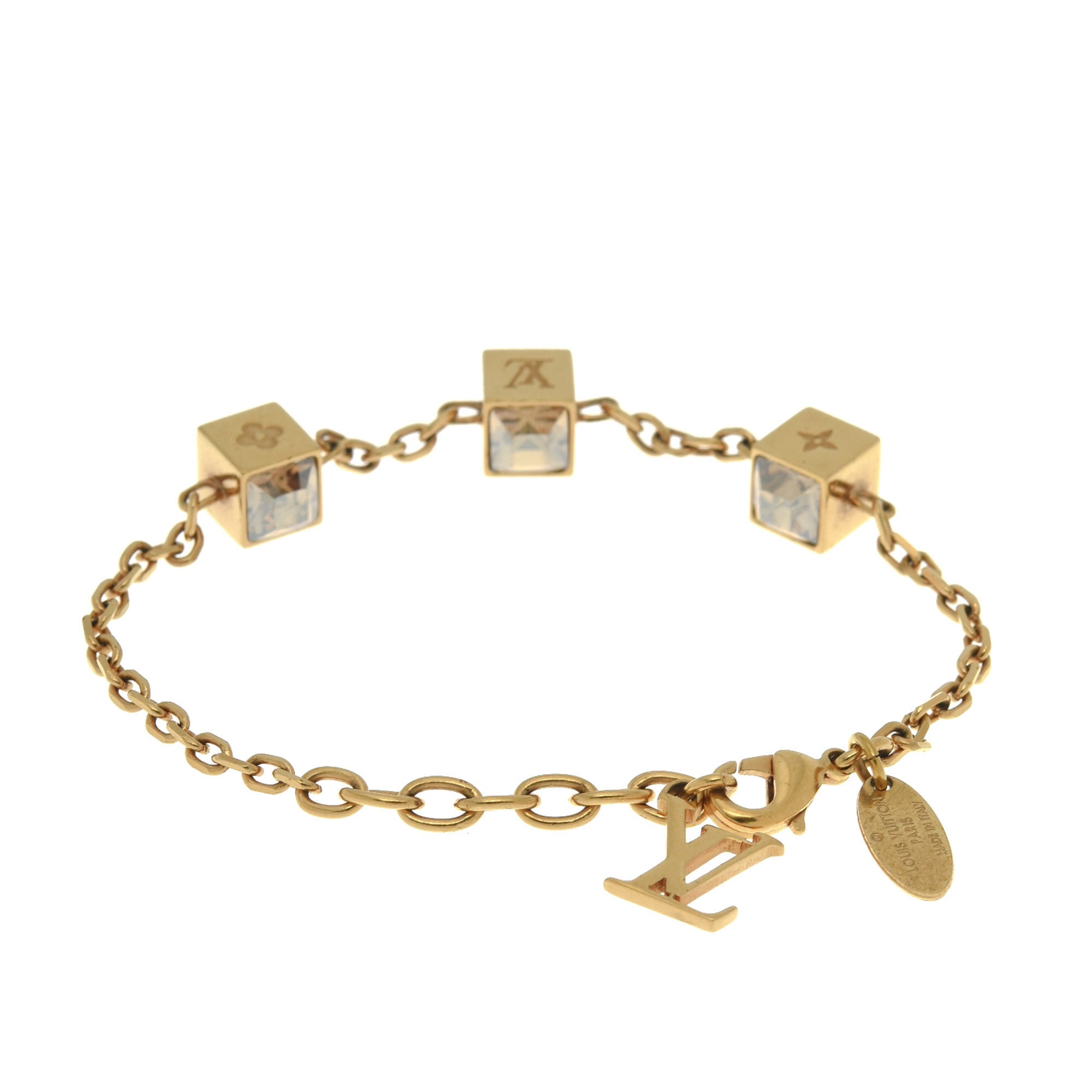 LOUIS VUITTON Swarovski Gamble Bracelet 93344