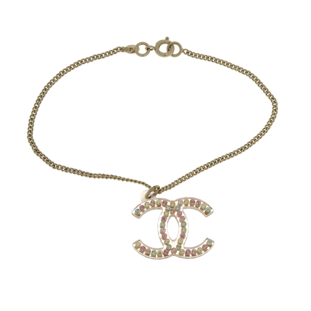 Louis Vuitton x NBA Logo Plate Chain Bracelet Monogram Metal Gold 210000107