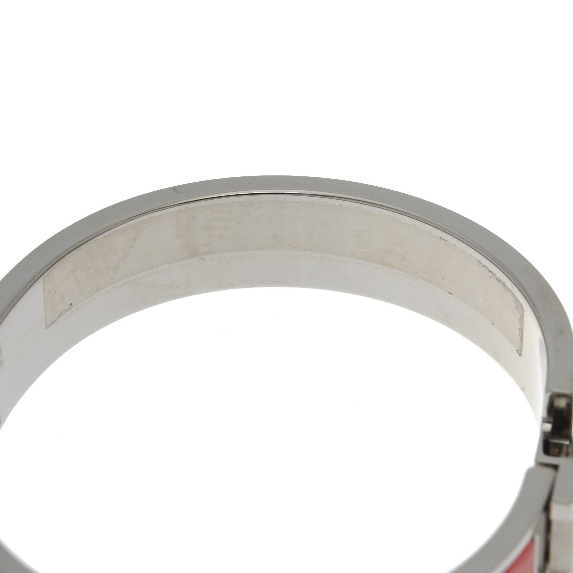Clic H GM Narrow, Used & Preloved Hermes Bracelet, LXR USA, Pink