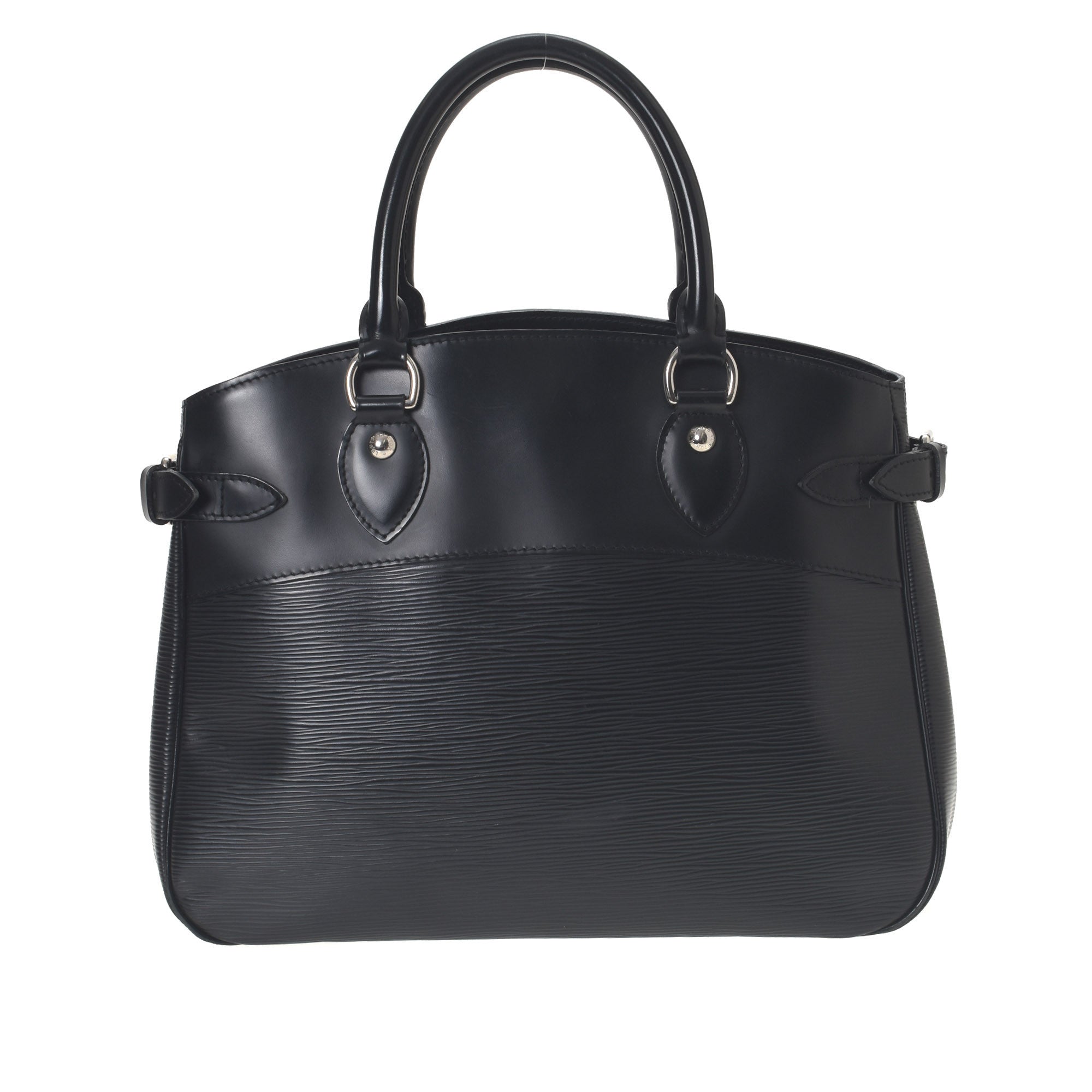 Louis Vuitton Passy Black Leather Handbag (Pre-Owned)