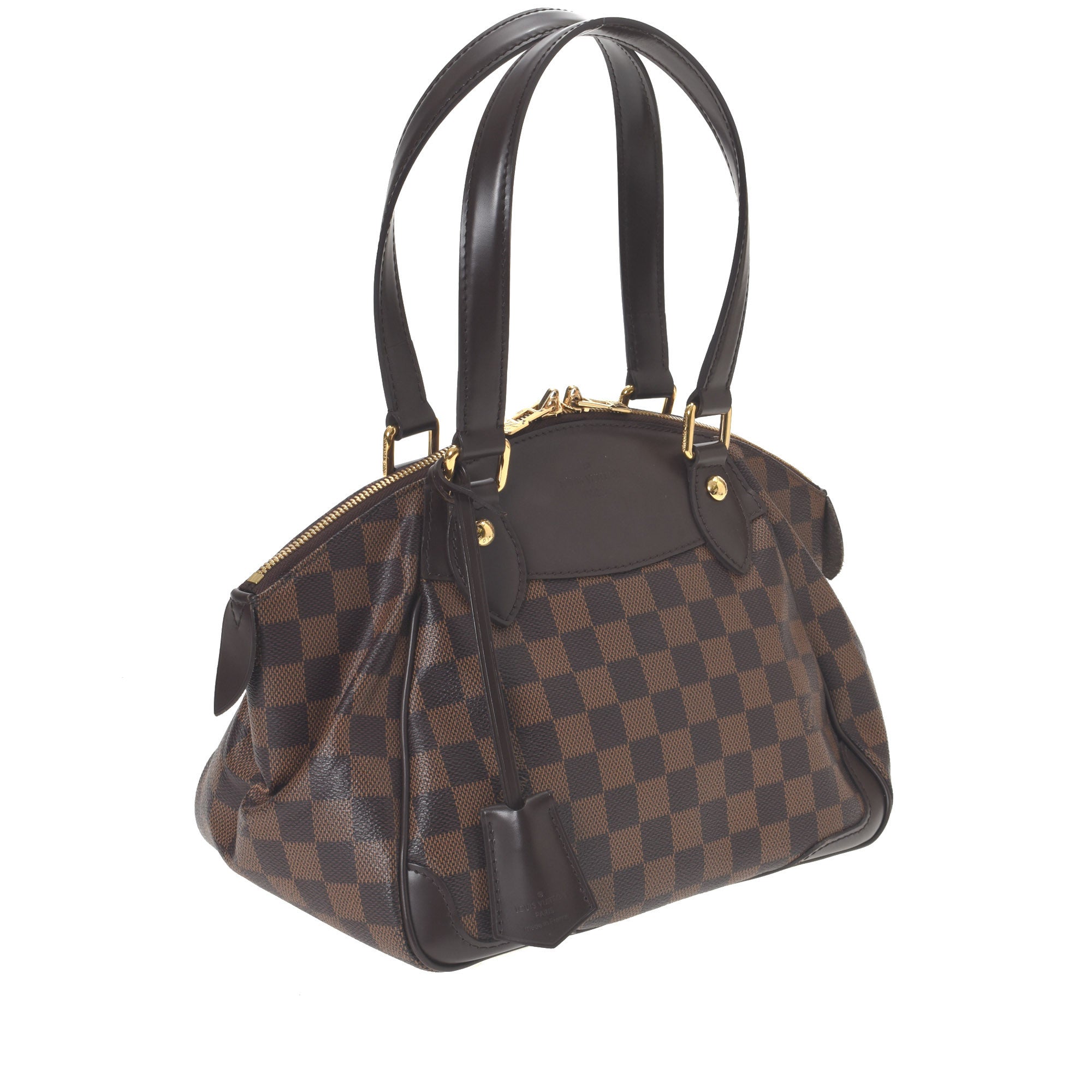 Louis Vuitton Damier Ebene Verona PM Bowler Shoulder Bag