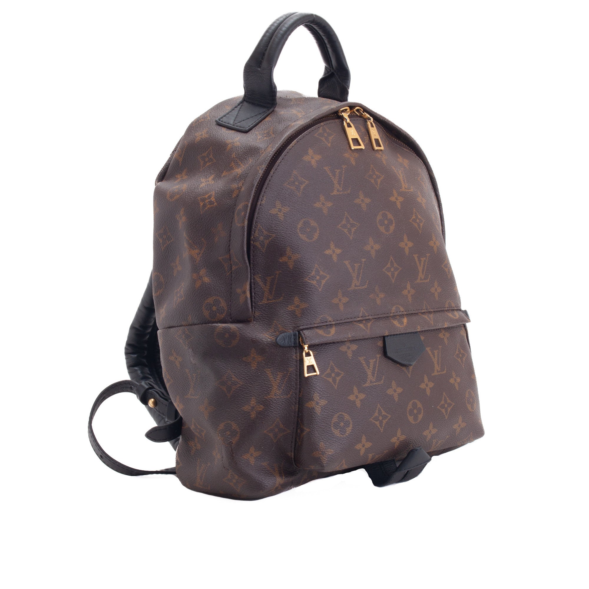 Sold at Auction: AUTHENTIC LOUIS VUITTON MONTSOURIS MM MONOGRAM CANVAS,  LEATHER BACKPACK STYLE