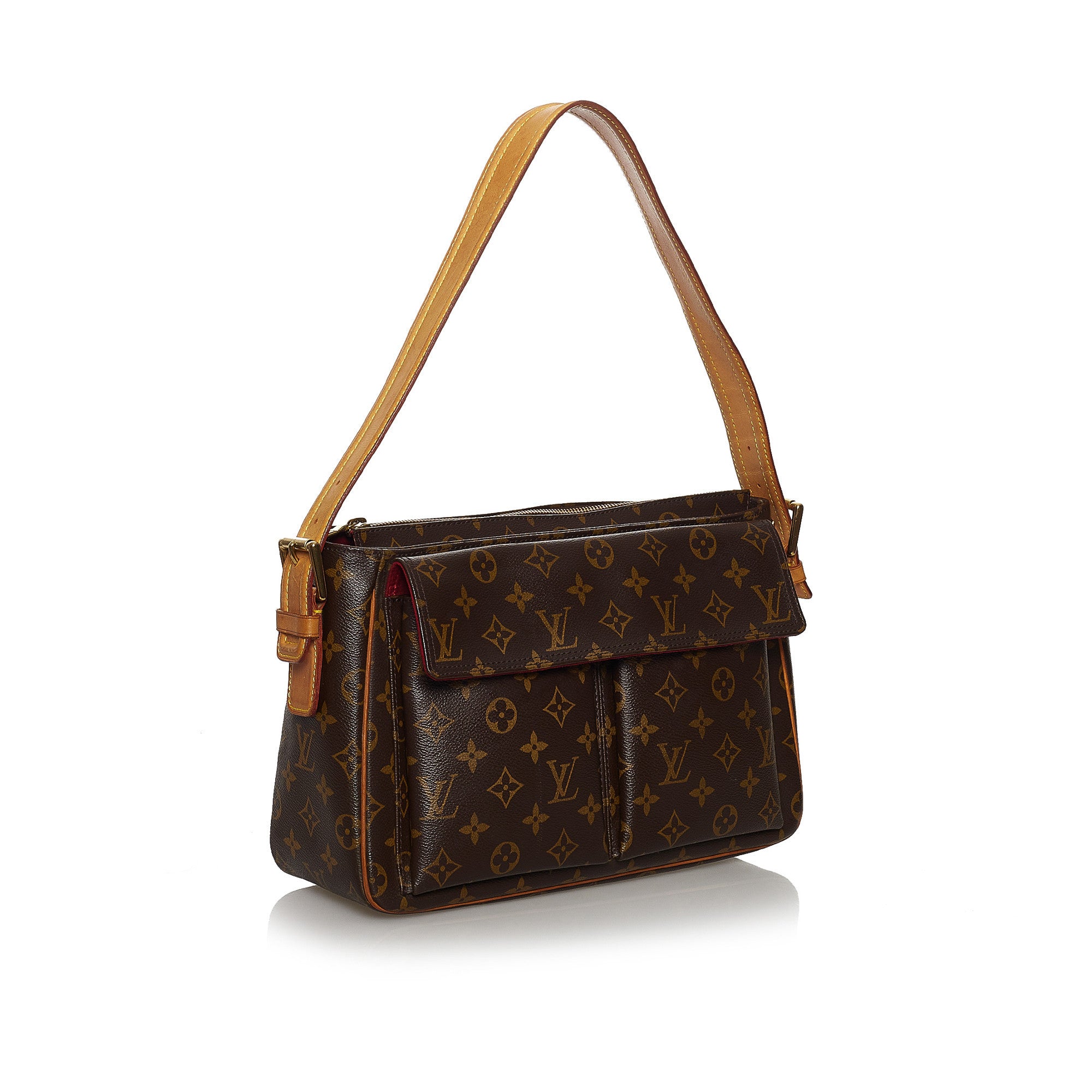 Louis Vuitton Viva Cite GM Monogram Coated Canvas Brown Shoulder Bag