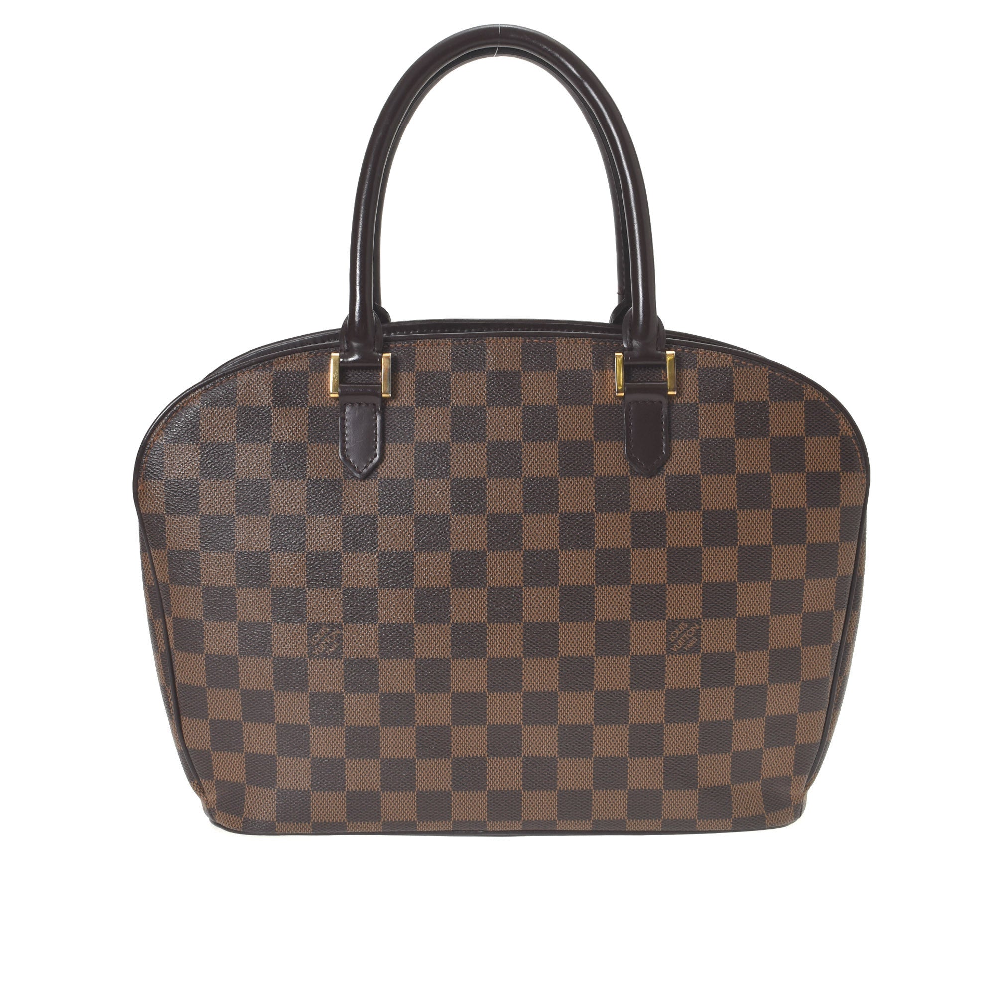 Authentic Louis Vuitton Damier Ebene Sarria Leather Handbag Purse Classic  Check