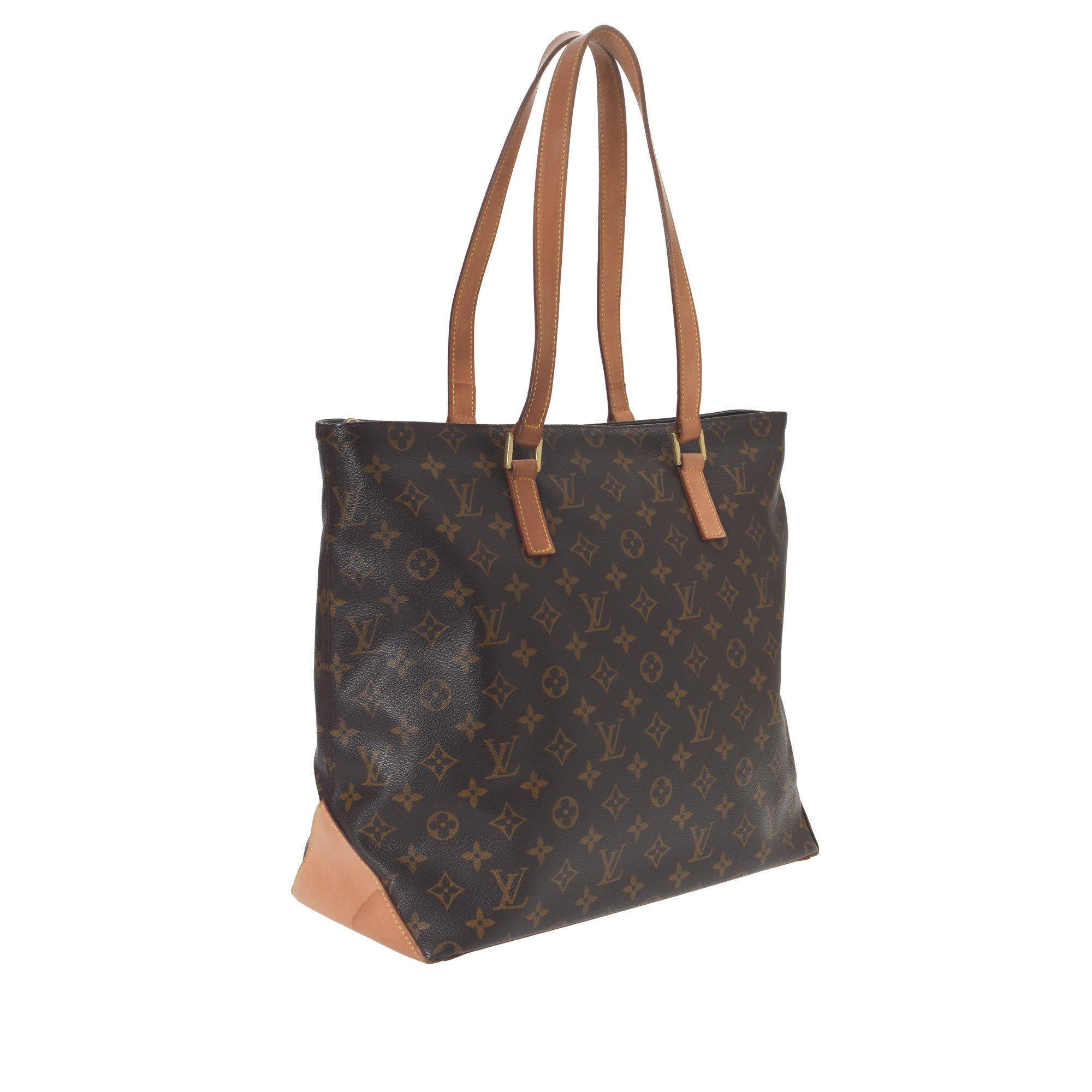 Cabas Mezzo, Used & Preloved Louis Vuitton Tote Bag, LXR USA, Brown