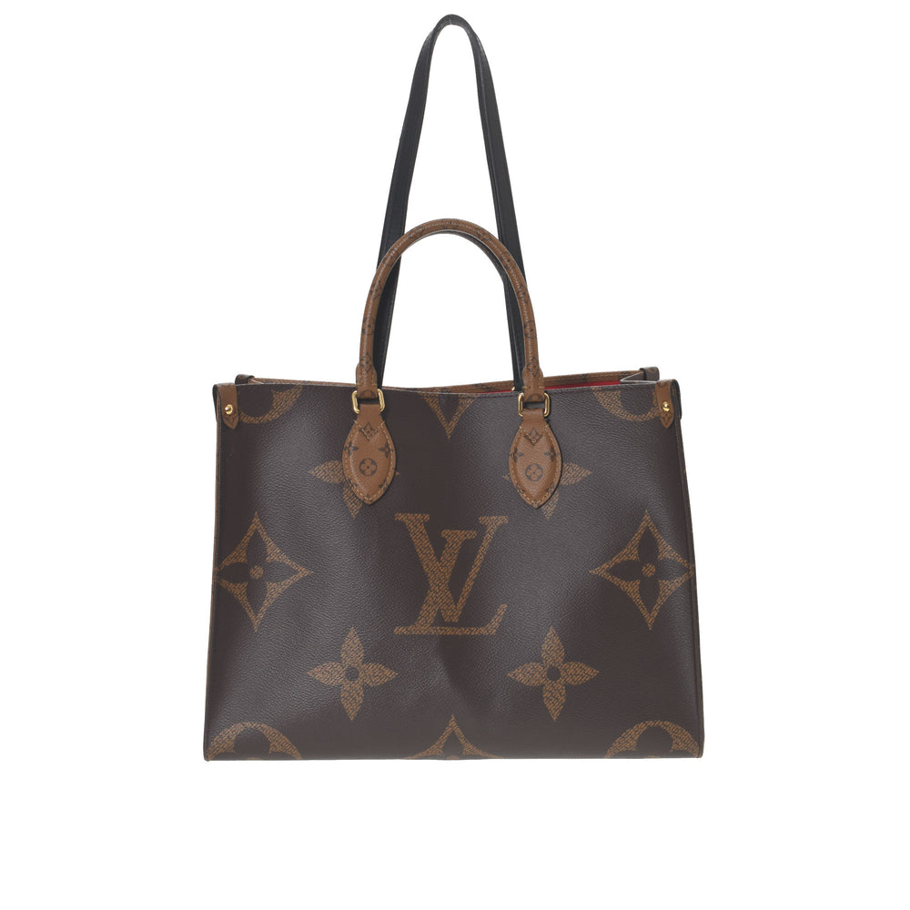 Louis Vuitton Riviera Tote MM Brown Canvas Monogram Coated for