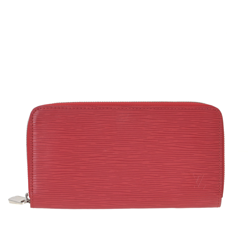 Louis Vuitton, Bags, Authentic Vintage Louis Vuitton Red Epi Leather  Envelope Clutch Wallet