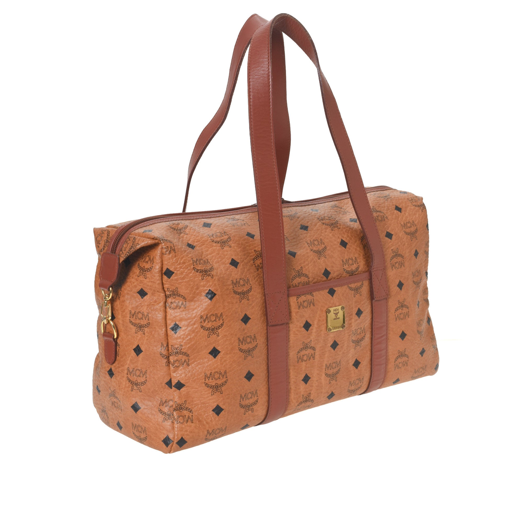 Visetos Crossbody Bag, Used & Preloved MCM Crossbody Bag, LXR USA, Brown