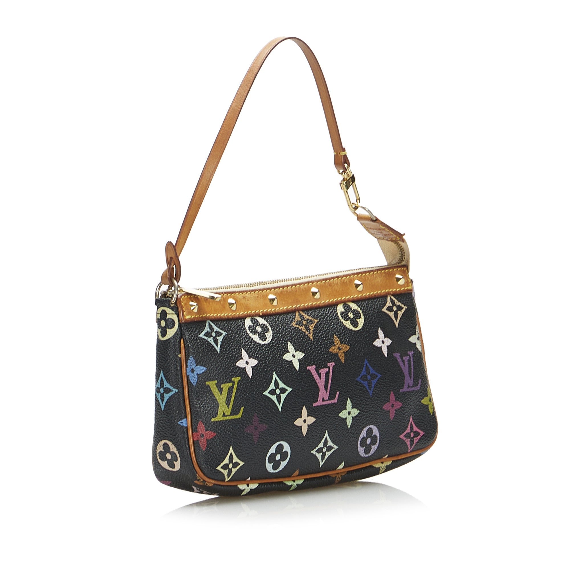 Limited Edition Monogram Multicolore Pochette Accessoires, Used & Preloved Louis  Vuitton Pouch/Pochette, LXR USA, Multicolour