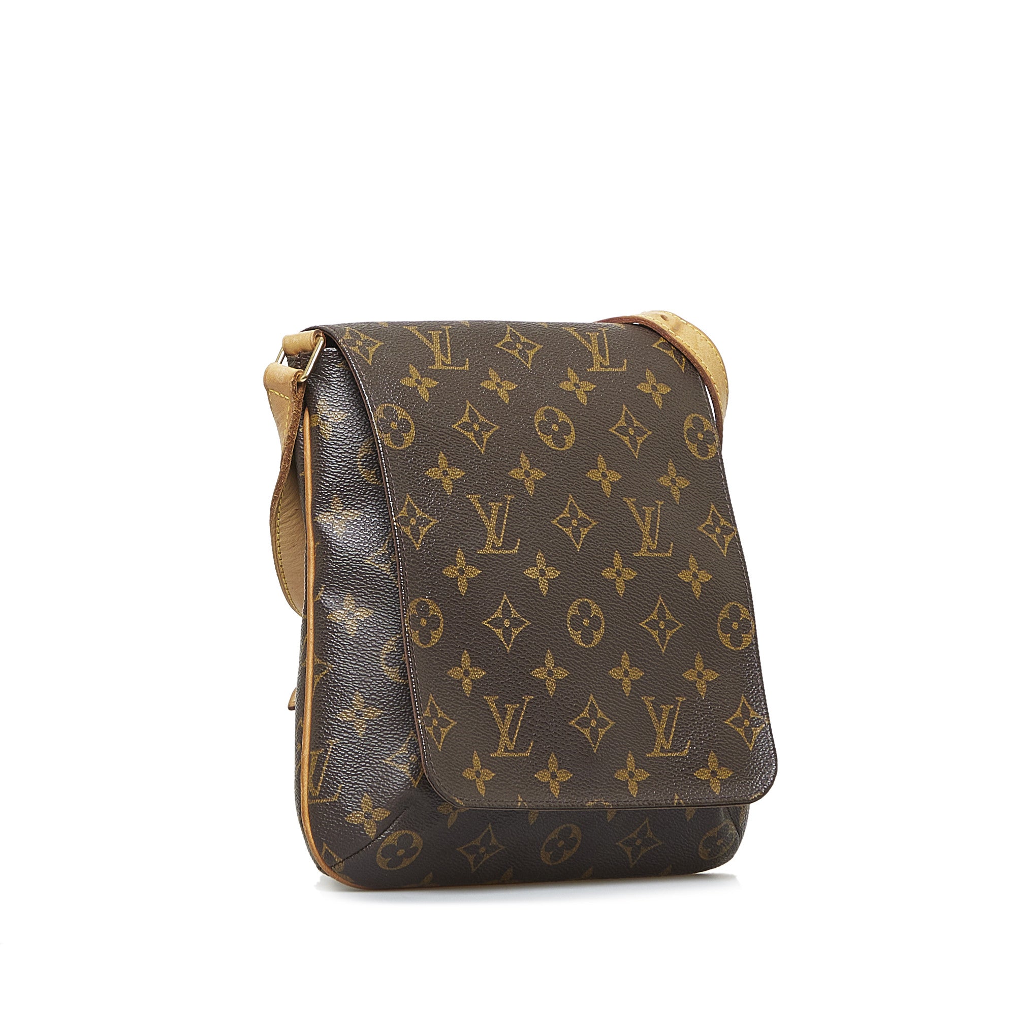 Musette Salsa Long Strap, Used & Preloved Louis Vuitton Crossbody Bag, LXR Canada, Brown