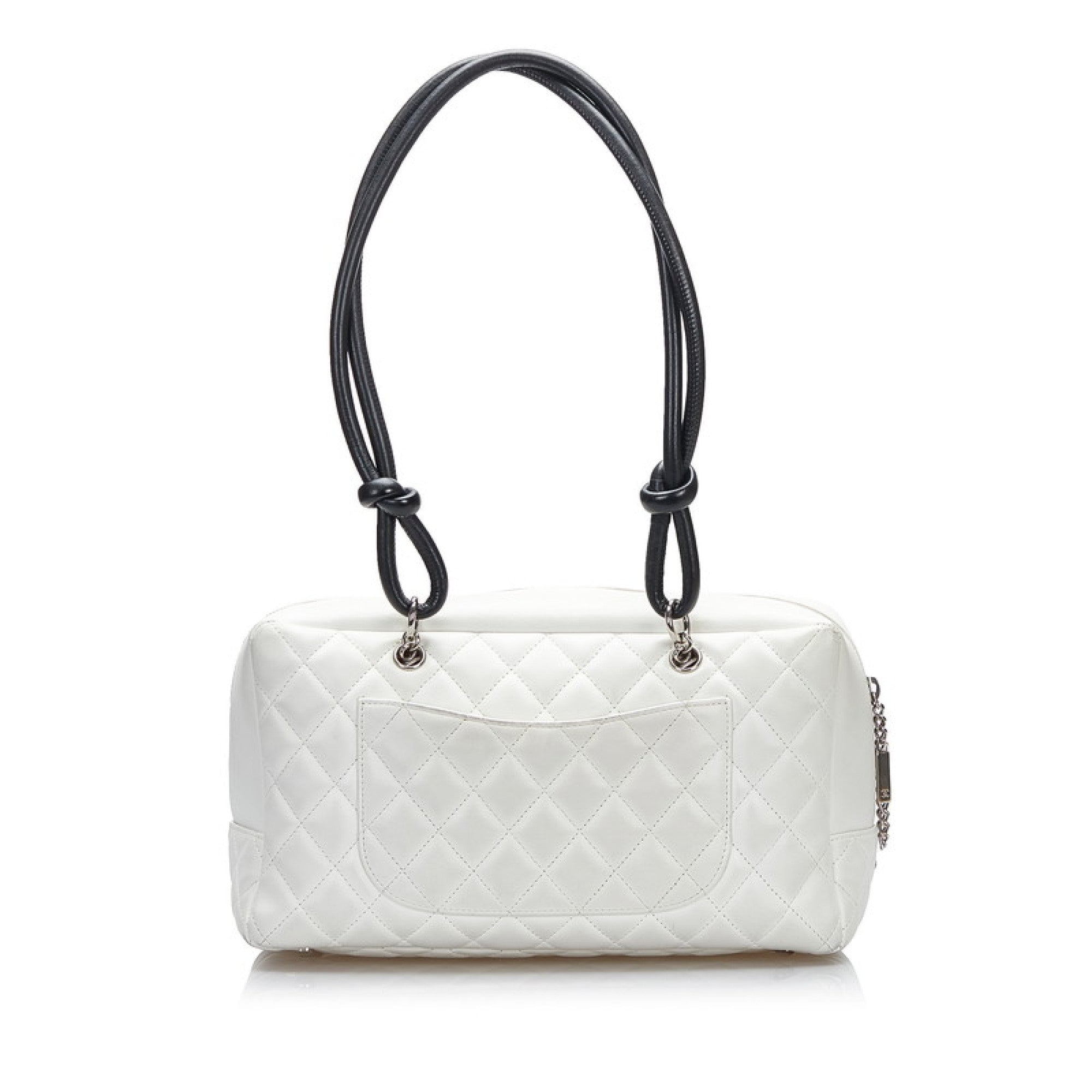 Chanel // White & Black Cambon Ligne Shoulder Bag – VSP Consignment