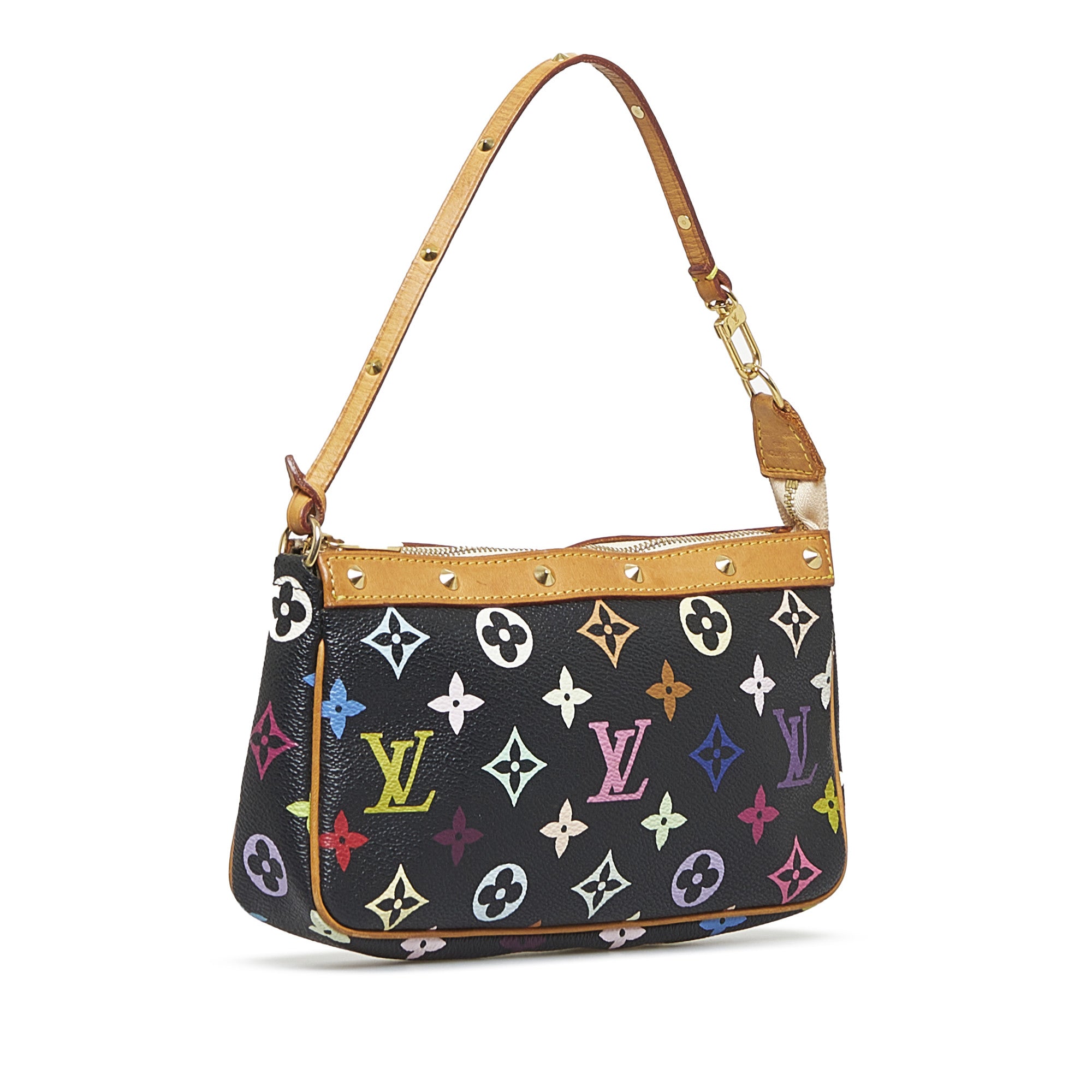 Limited Edition Monogram Multicolore Pochette Accessoires, Used & Preloved Louis  Vuitton Pouch/Pochette, LXR USA, Multicolour