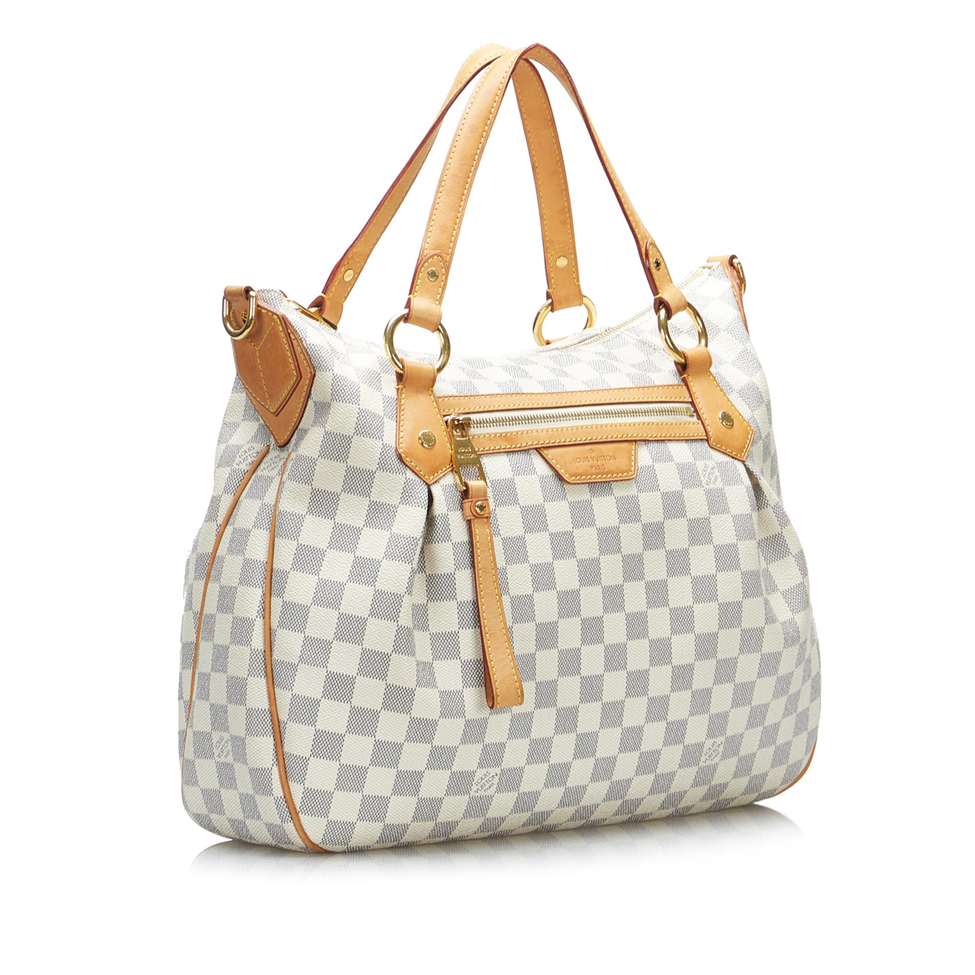 Evora MM, Used & Preloved Louis Vuitton Tote Bag, LXR USA, White