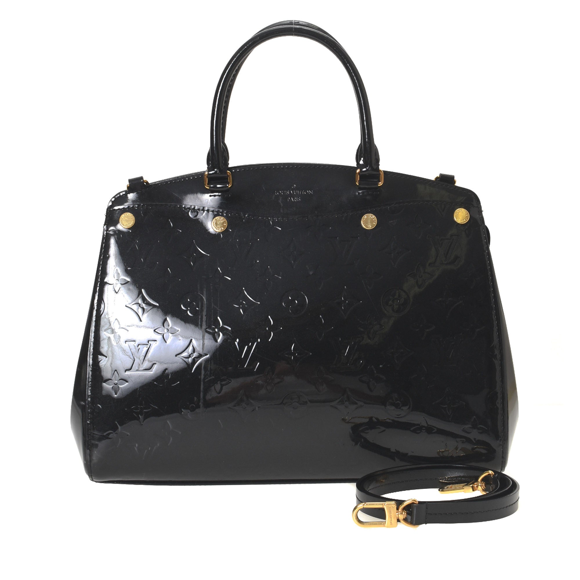 Sold at Auction: Louis Vuitton, LOUIS VUITTON 'HOUSTON' PATENT VERNIS  SHOULDER BAG