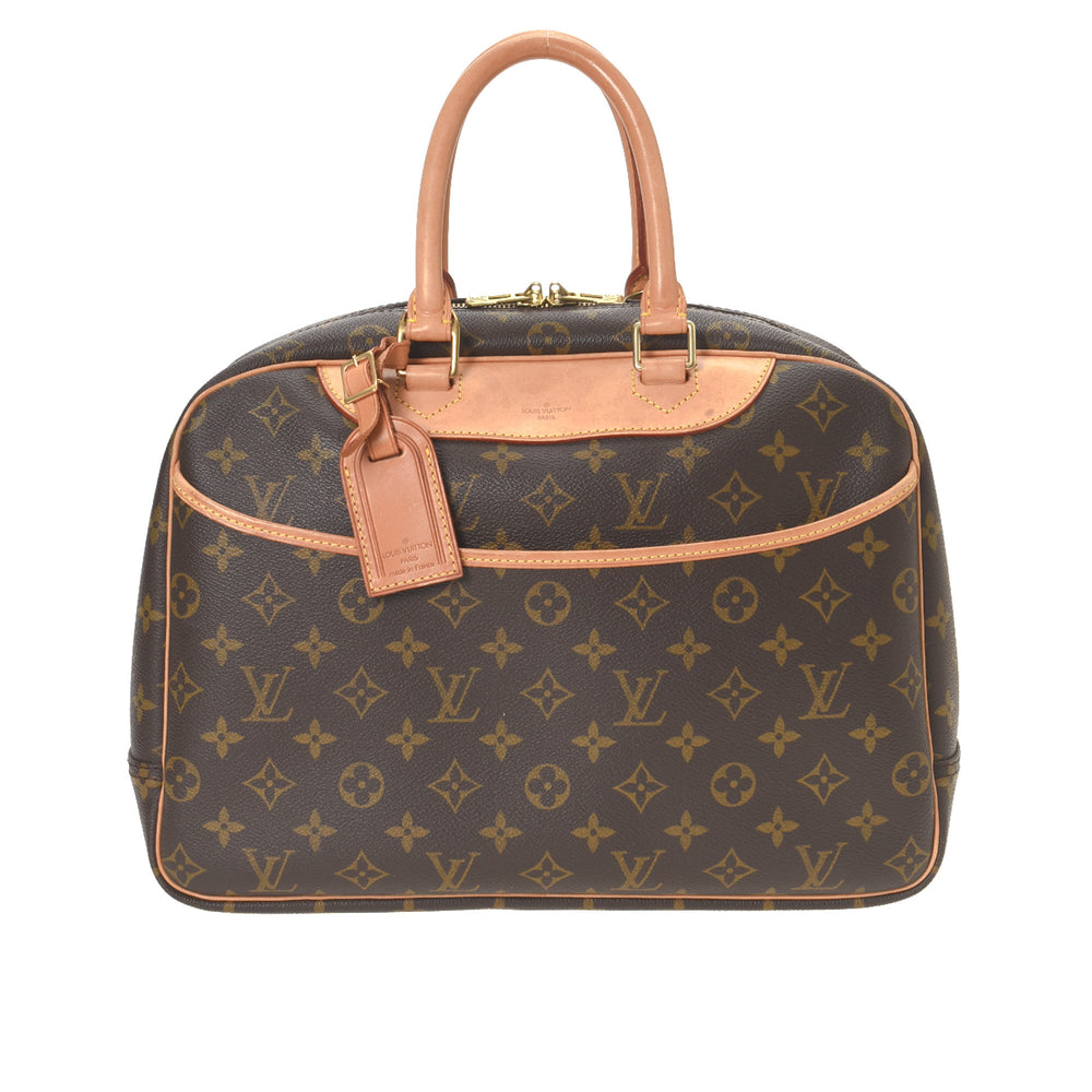 Brown Louis Vuitton Monogram Lockit Vertical Handbag – Designer