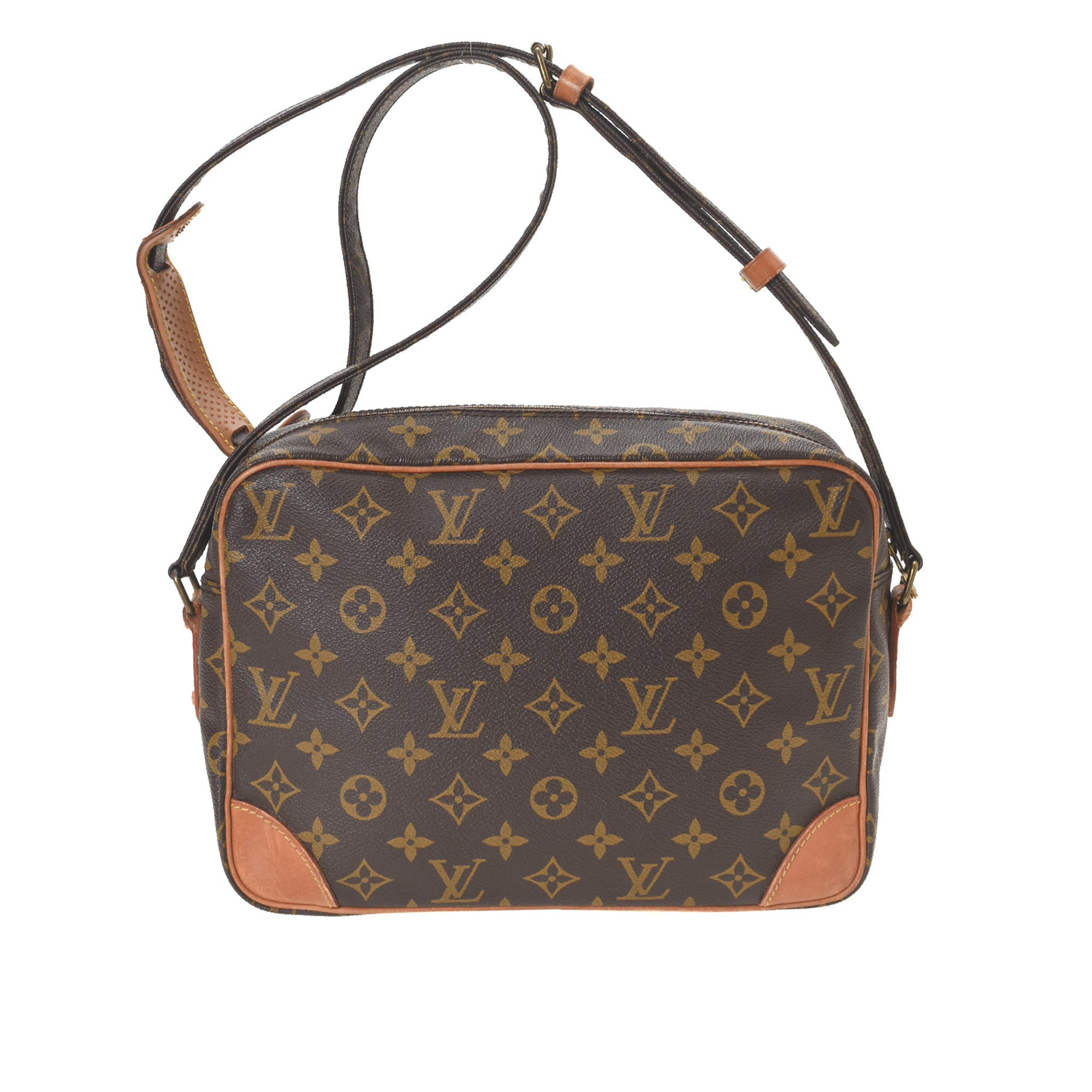 Louis Vuitton Pre-Owned Brown Monogram Nil 28 Canvas Shoulder