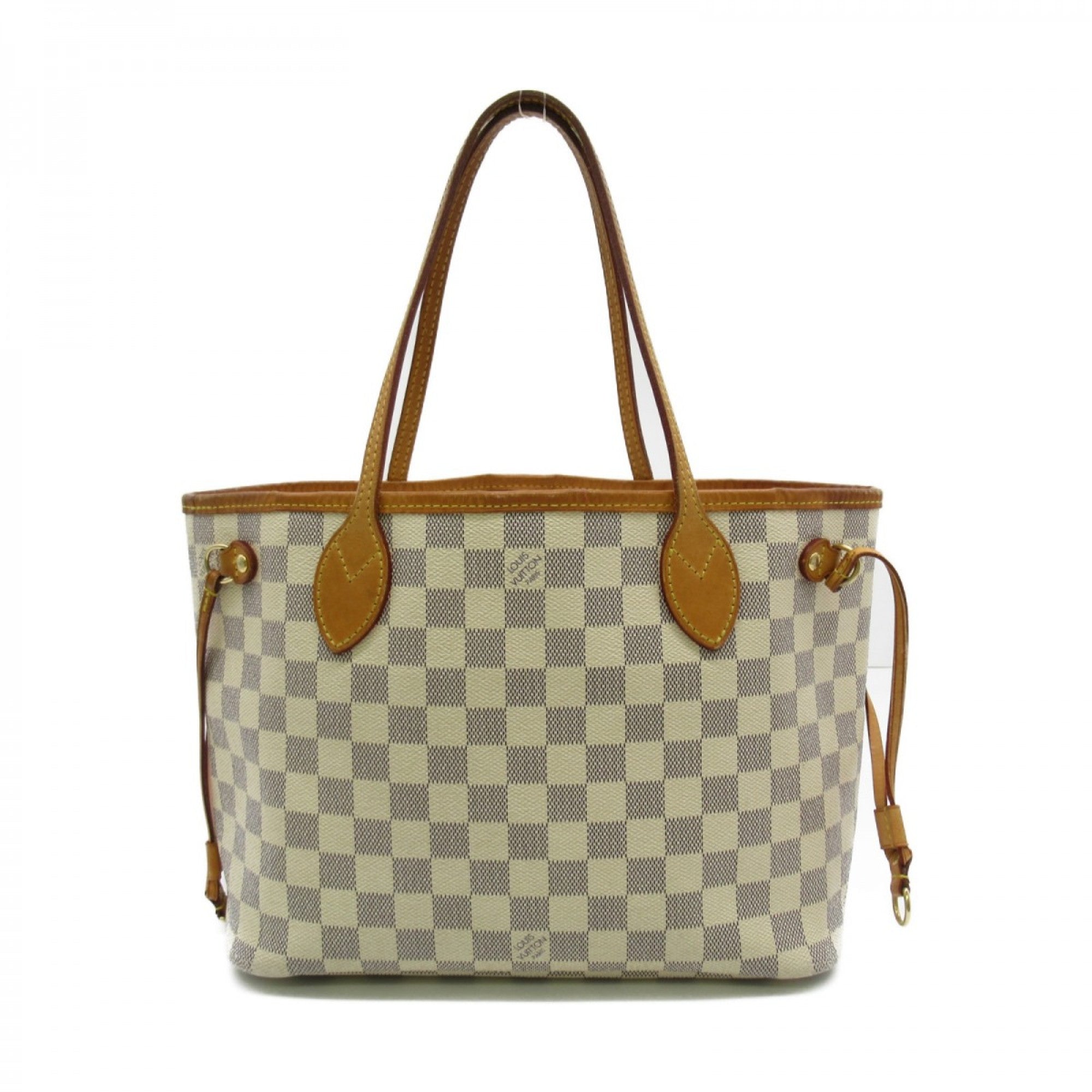 Sac Plat, Used & Preloved Louis Vuitton Tote Bag, LXR USA, Brown