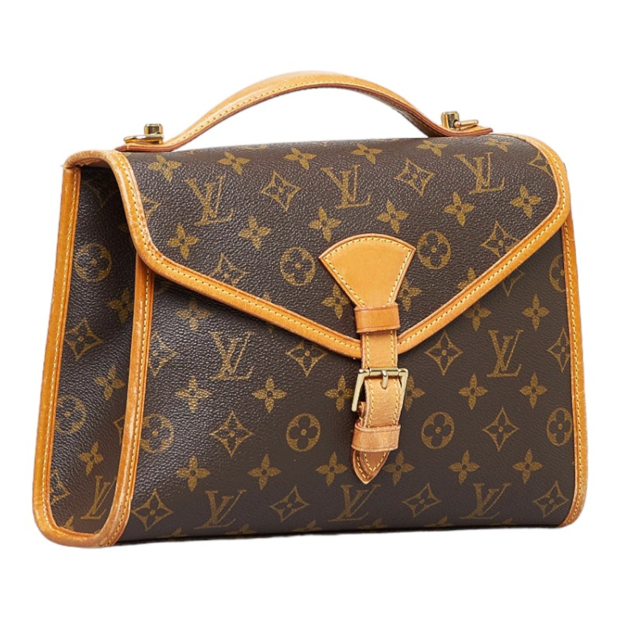 Bel Air Briefcase, Used & Preloved Louis Vuitton Shoulder Bag, LXR USA, Brown
