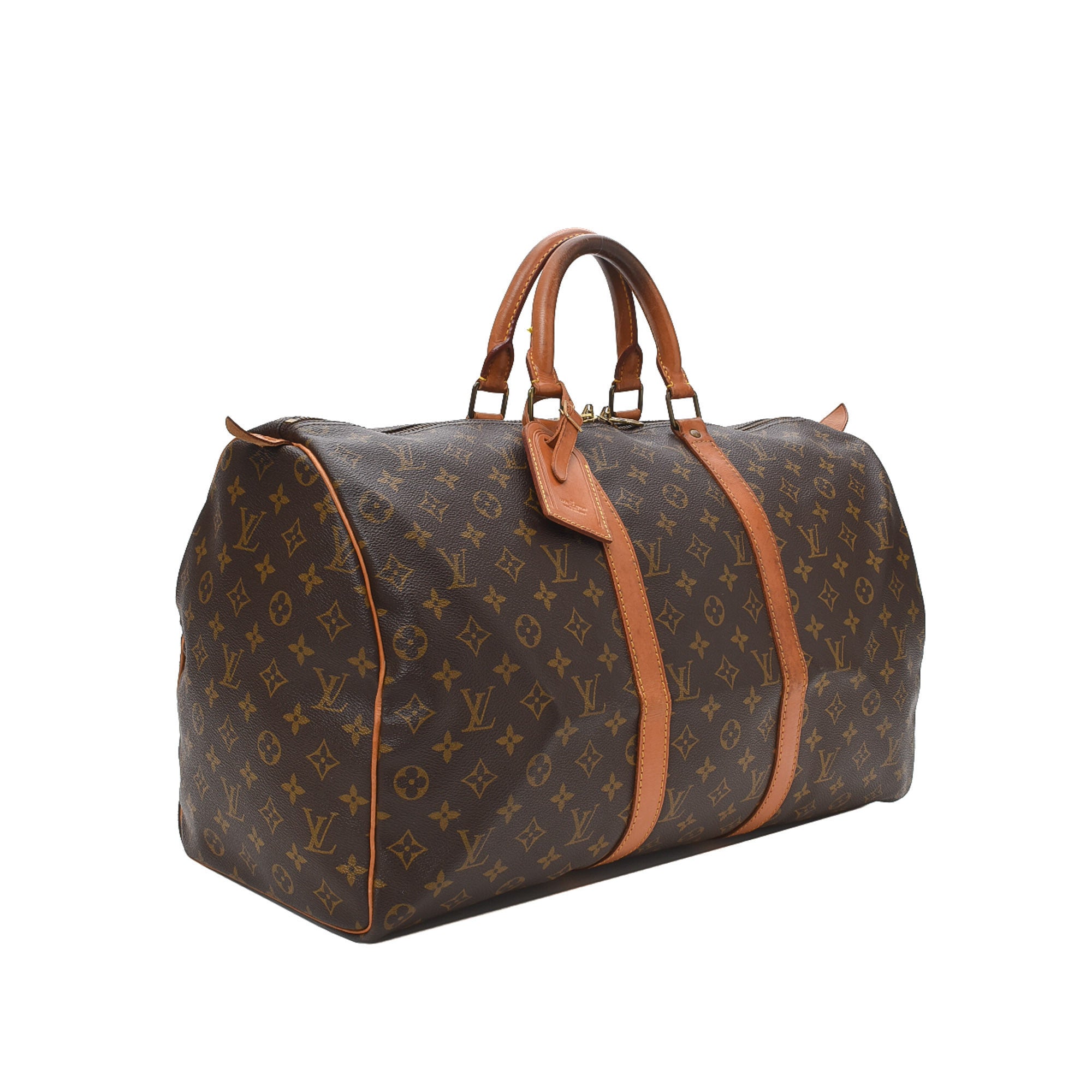 Louis Vuitton Keepall 50 Travel Bag Authenticated By Lxr