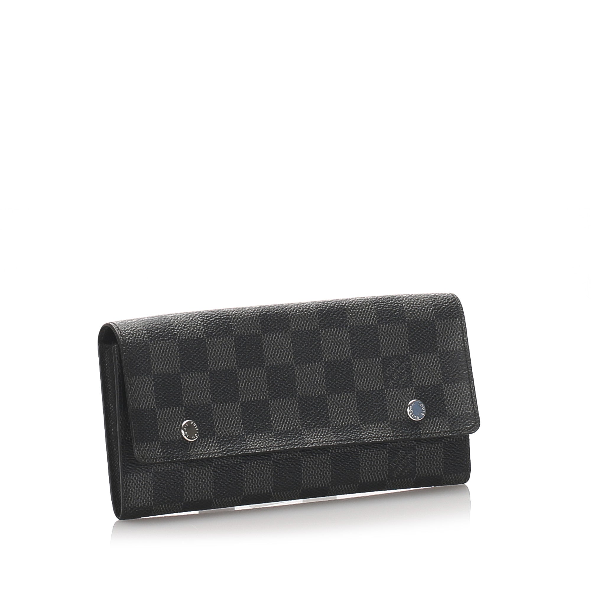 Pre-owned Louis Vuitton Damier Graphite Accordeon Wallet