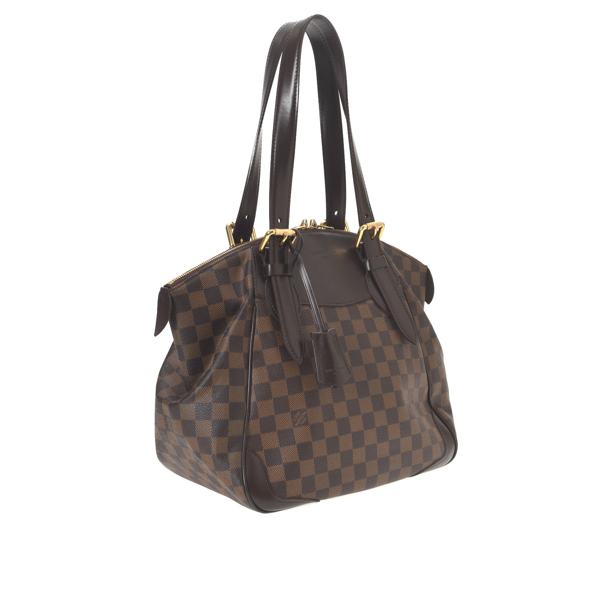 Replica Louis Vuitton N41117 Verona PM Shoulder Bag Damier Ebene Canvas For  Sale