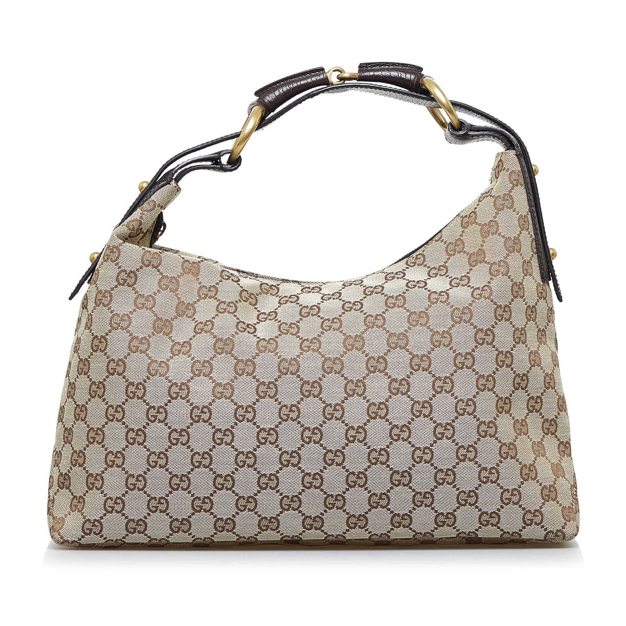 Authentic Gucci Beige Guccissima Leather Babouska Heart Tote Bag