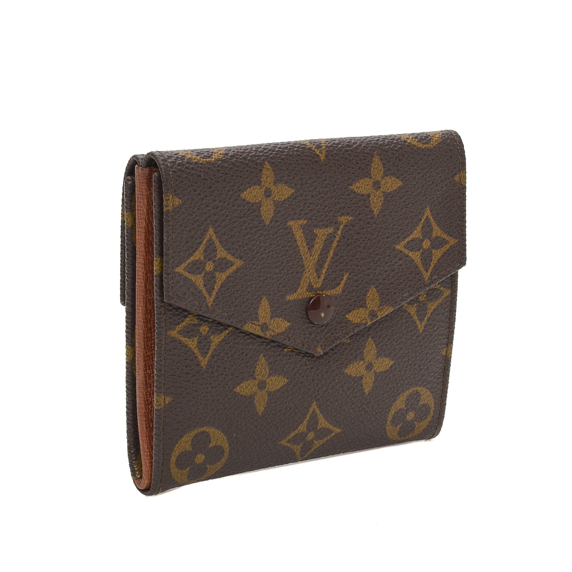 LOUIS VUITTON Monogram Canvas Elise Trifold Wallet